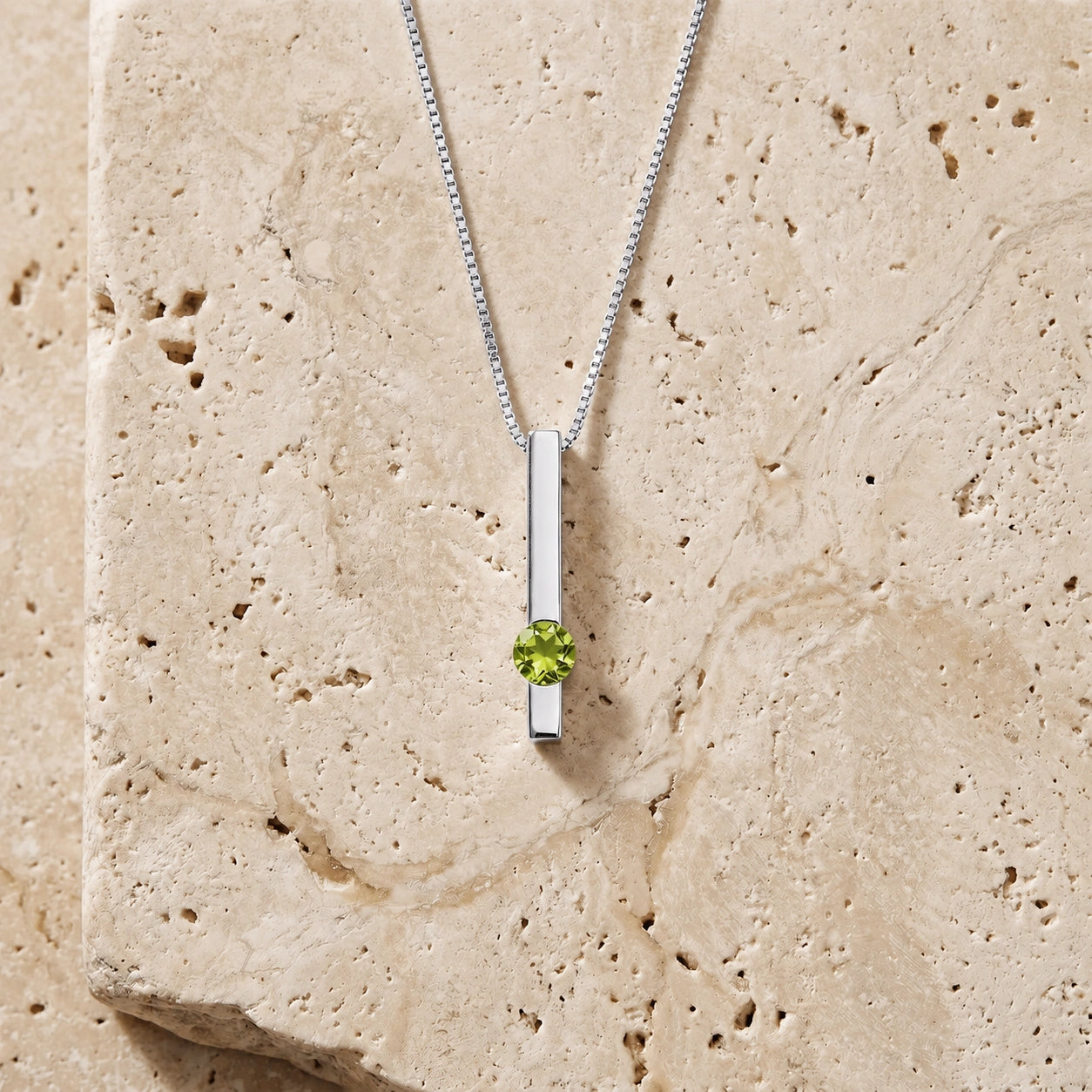 White Gold Peridot — Candelora