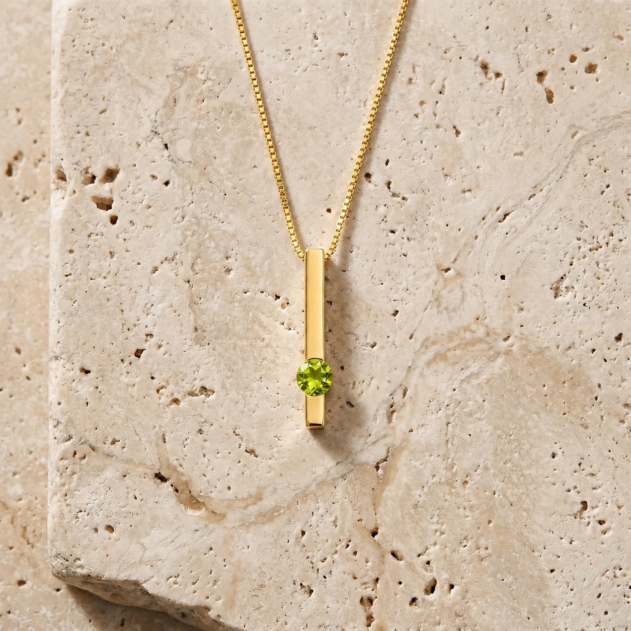 Yellow Gold Peridot — Candelora