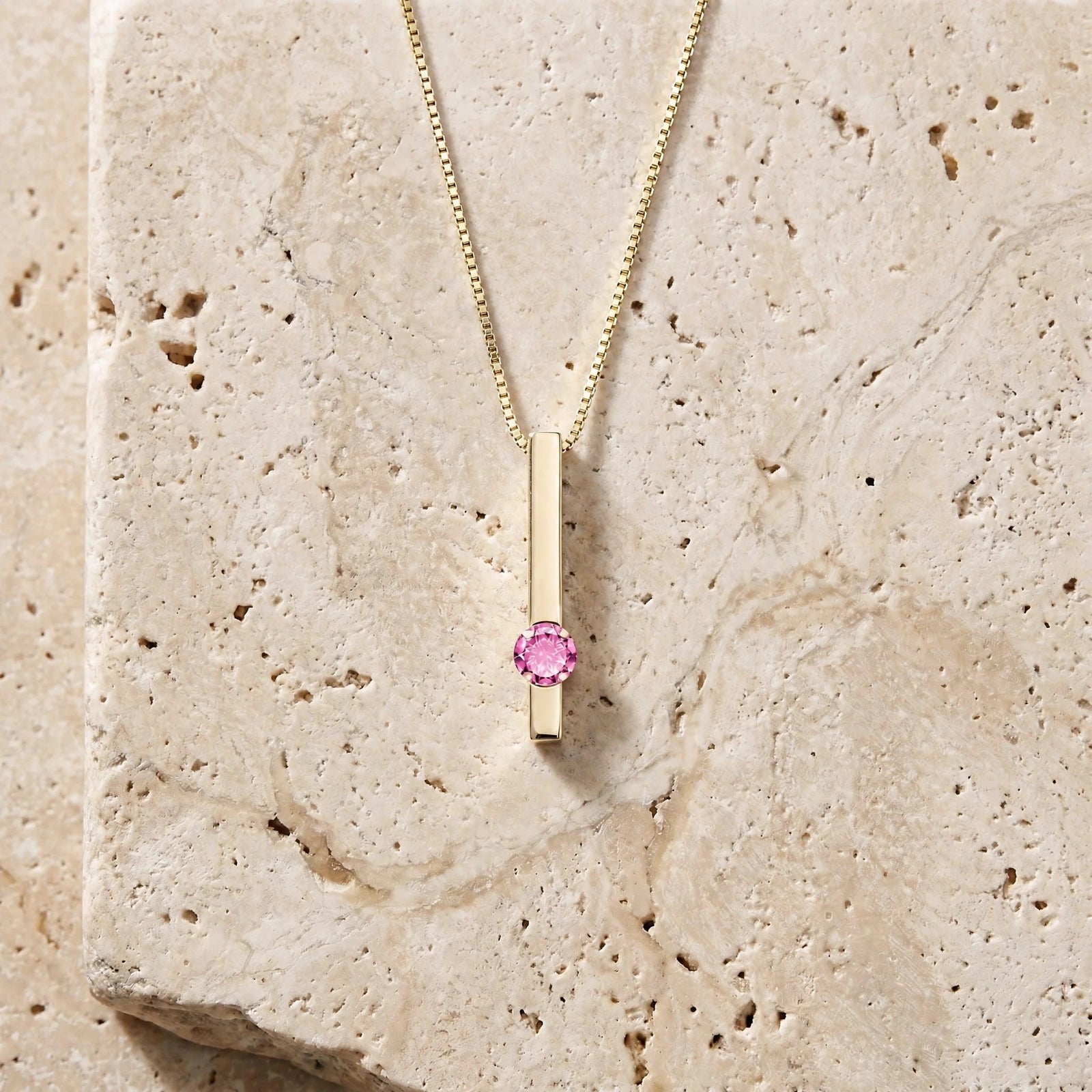 Yellow Gold Pink Topaz — Candelora