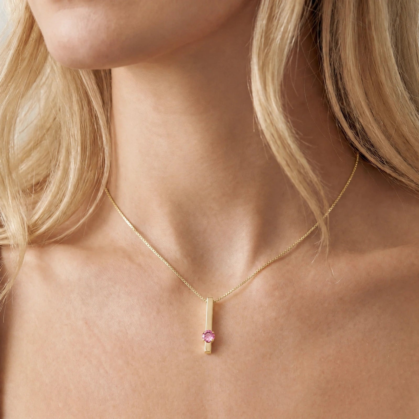 Yellow Gold Pink Topaz — Candelora