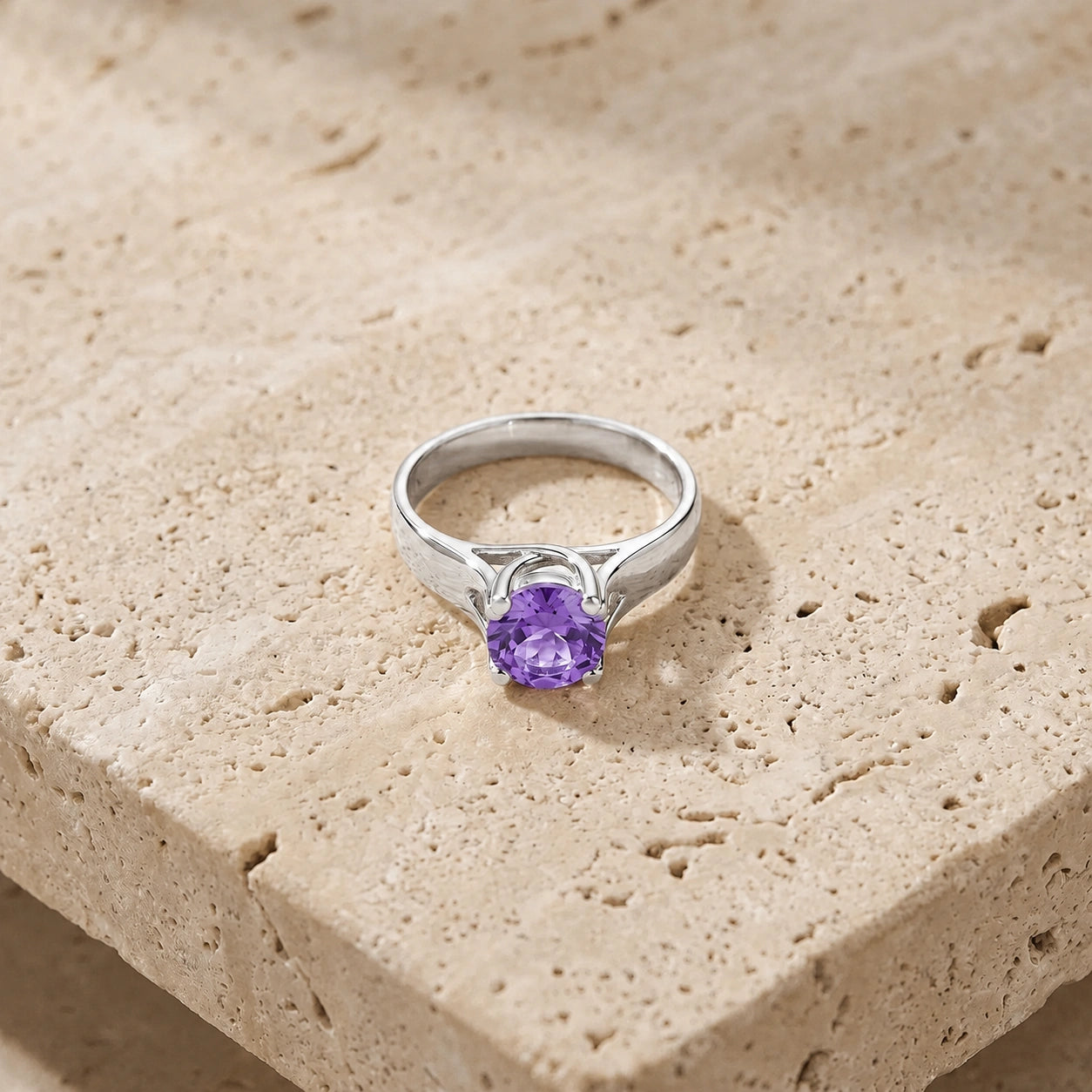 White Gold Amethyst — Consolata