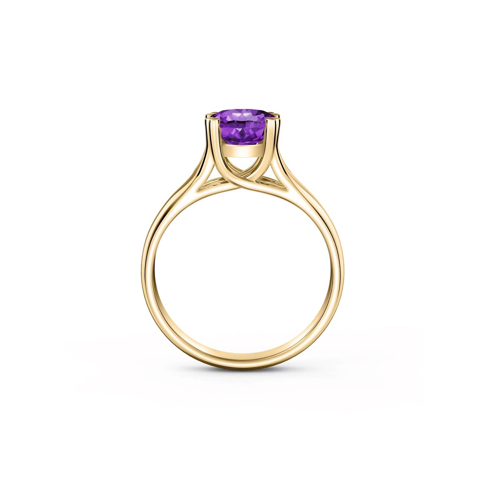 Yellow Gold Amethyst — Consolata