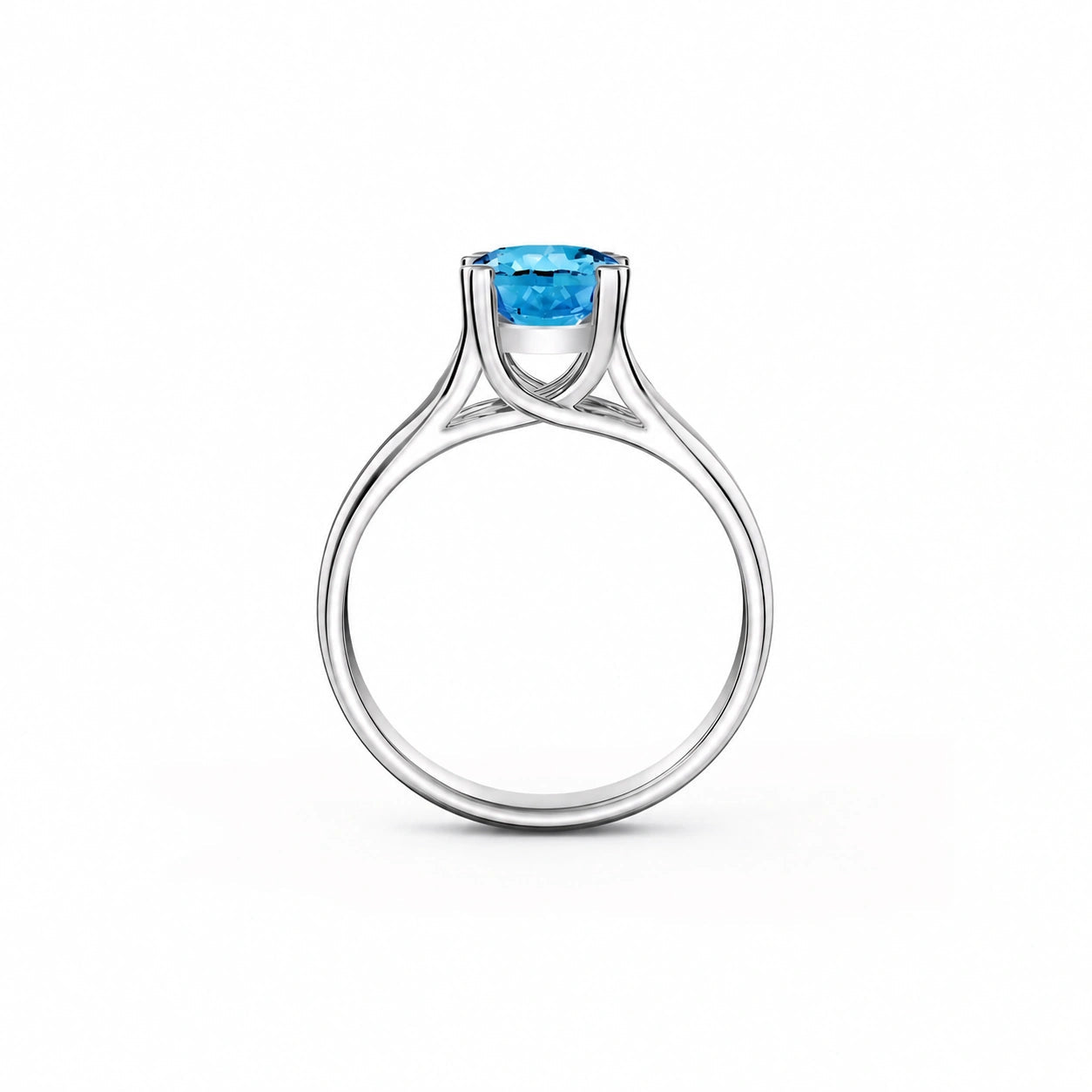White Gold Blue Topaz — Consolata
