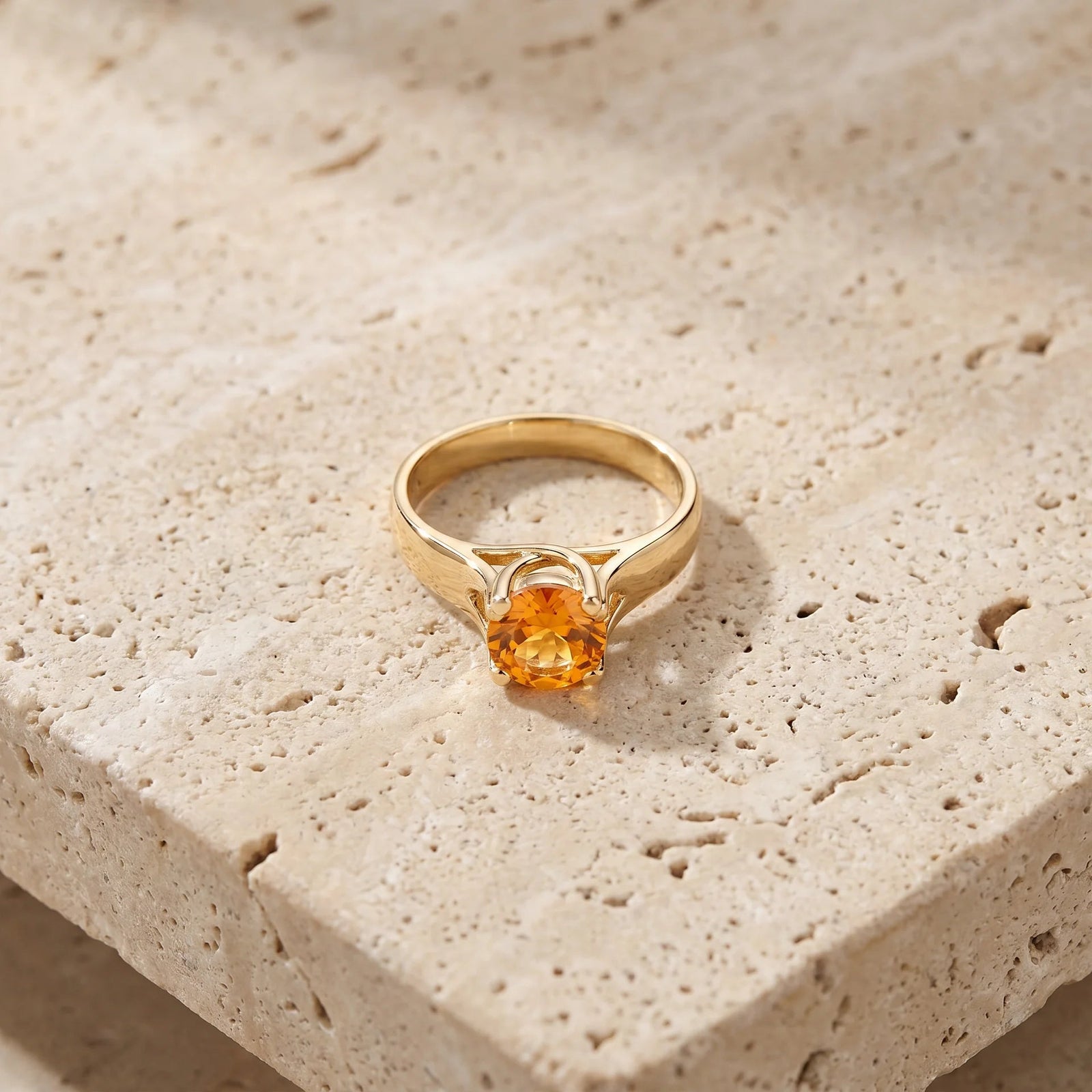 Yellow Gold Citrine — Consolata