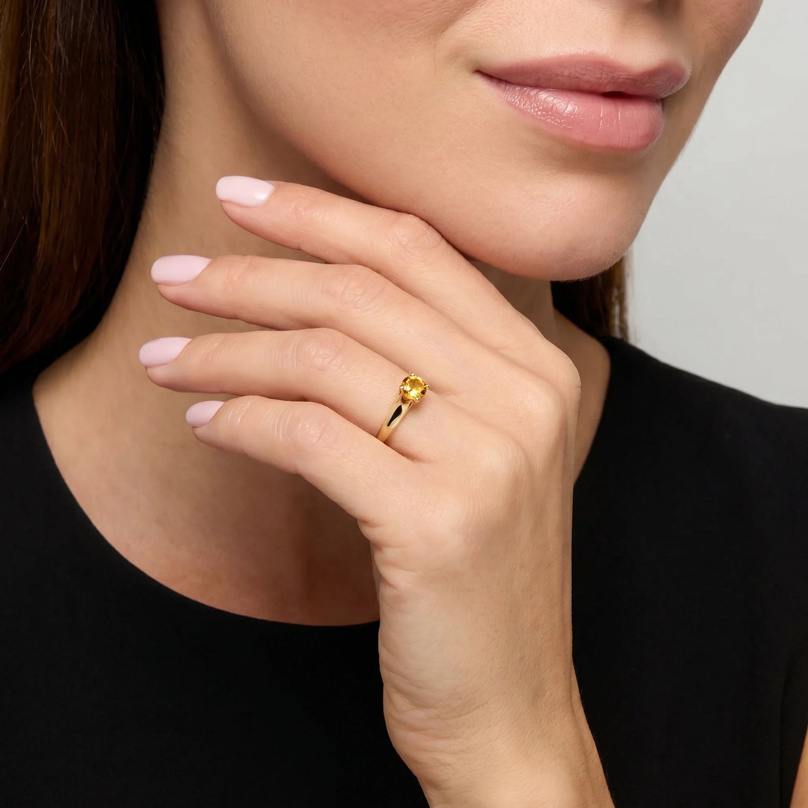 Yellow Gold Citrine — Consolata