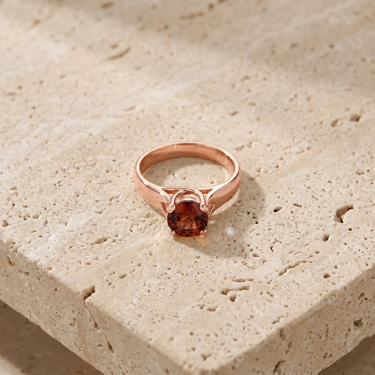 Rose Gold Garnet — Consolata