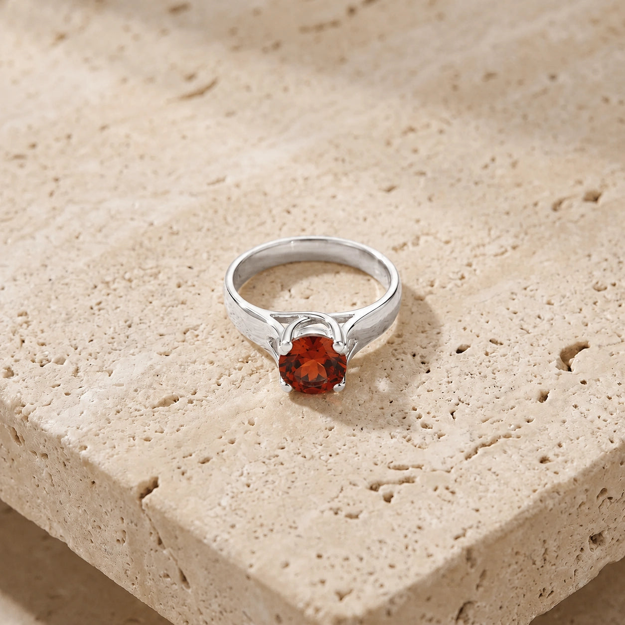 White Gold Garnet — Consolata