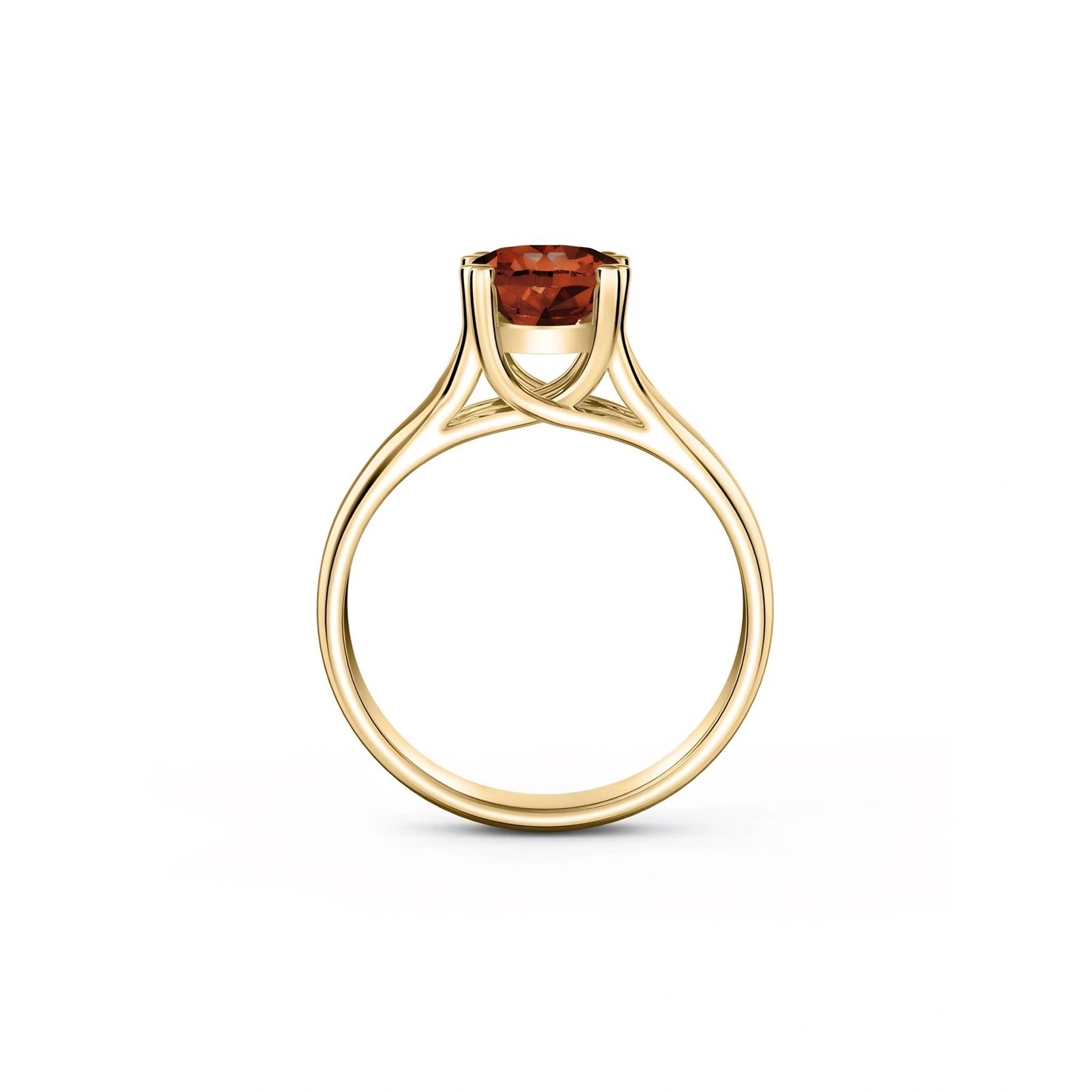 Yellow Gold Garnet — Consolata