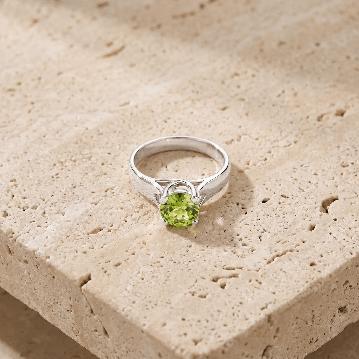 White Gold Peridot — Consolata