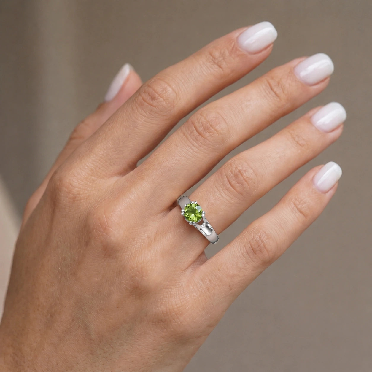 White Gold Peridot — Consolata