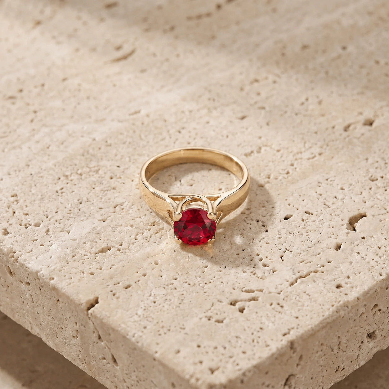 Yellow Gold Ruby — Consolata