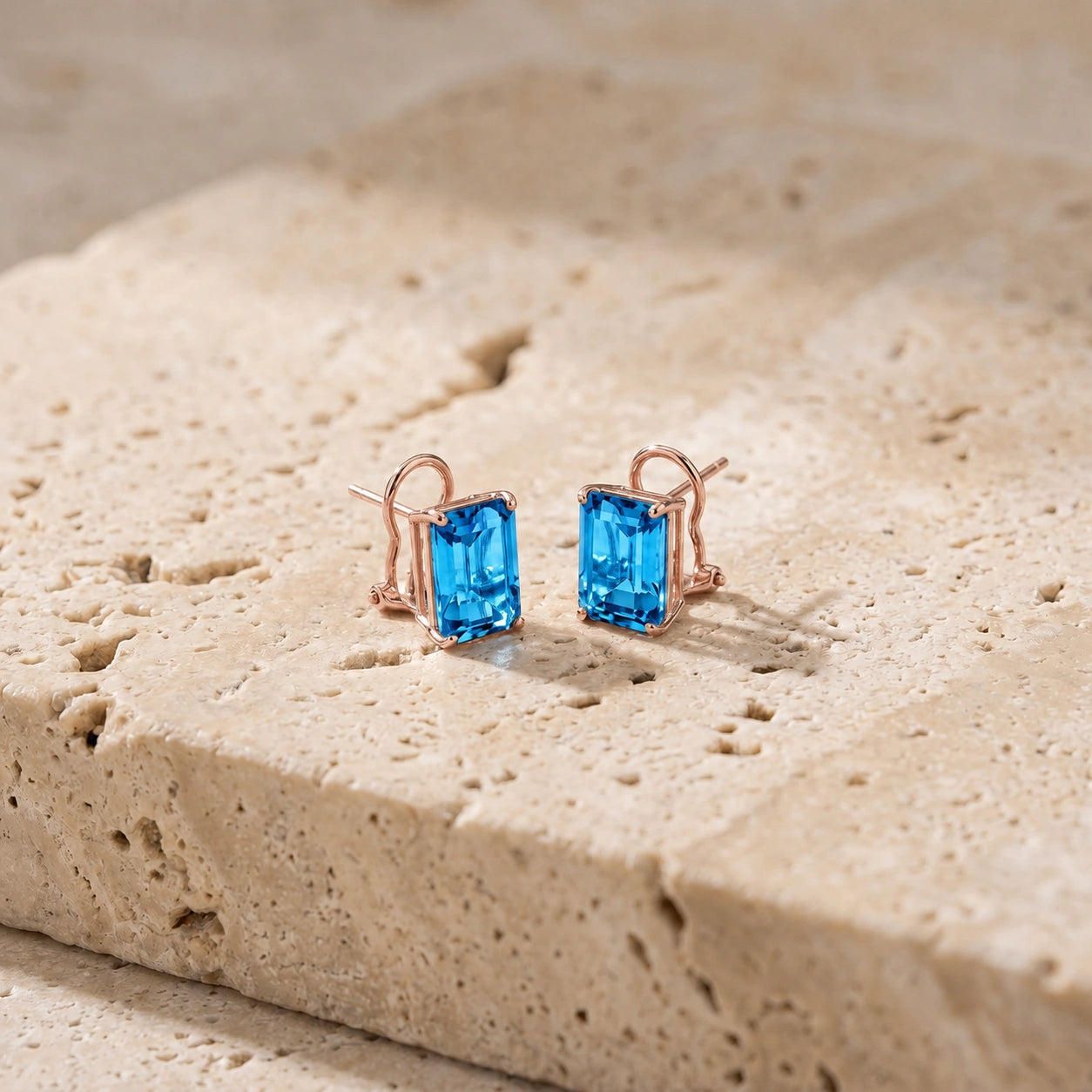 Rose Gold Blue Topaz — Maddalenina