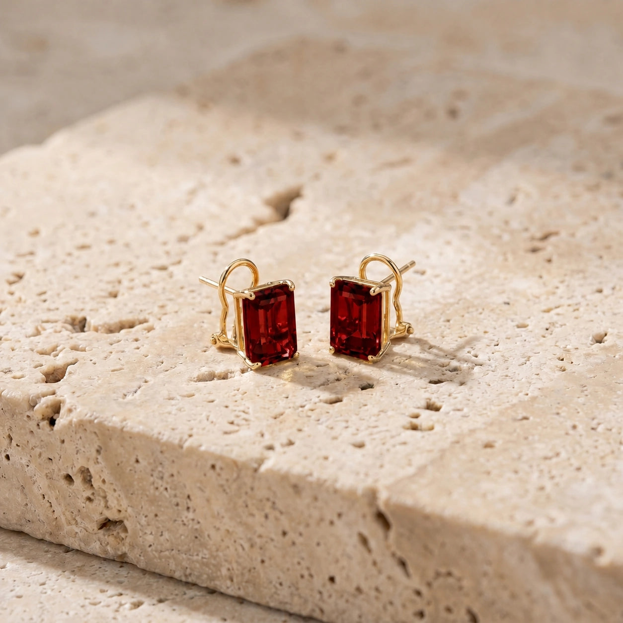Yellow Gold Garnet — Maddalenina