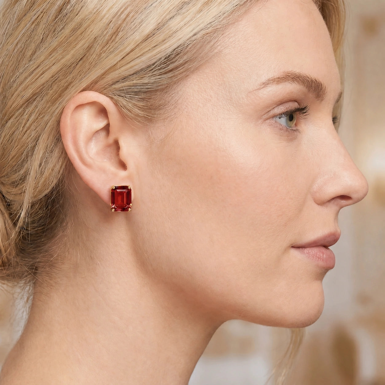 Yellow Gold Garnet — Maddalenina