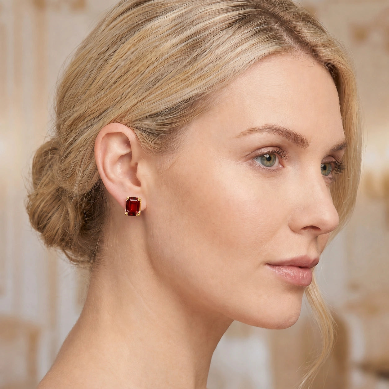 Yellow Gold Garnet — Maddalenina