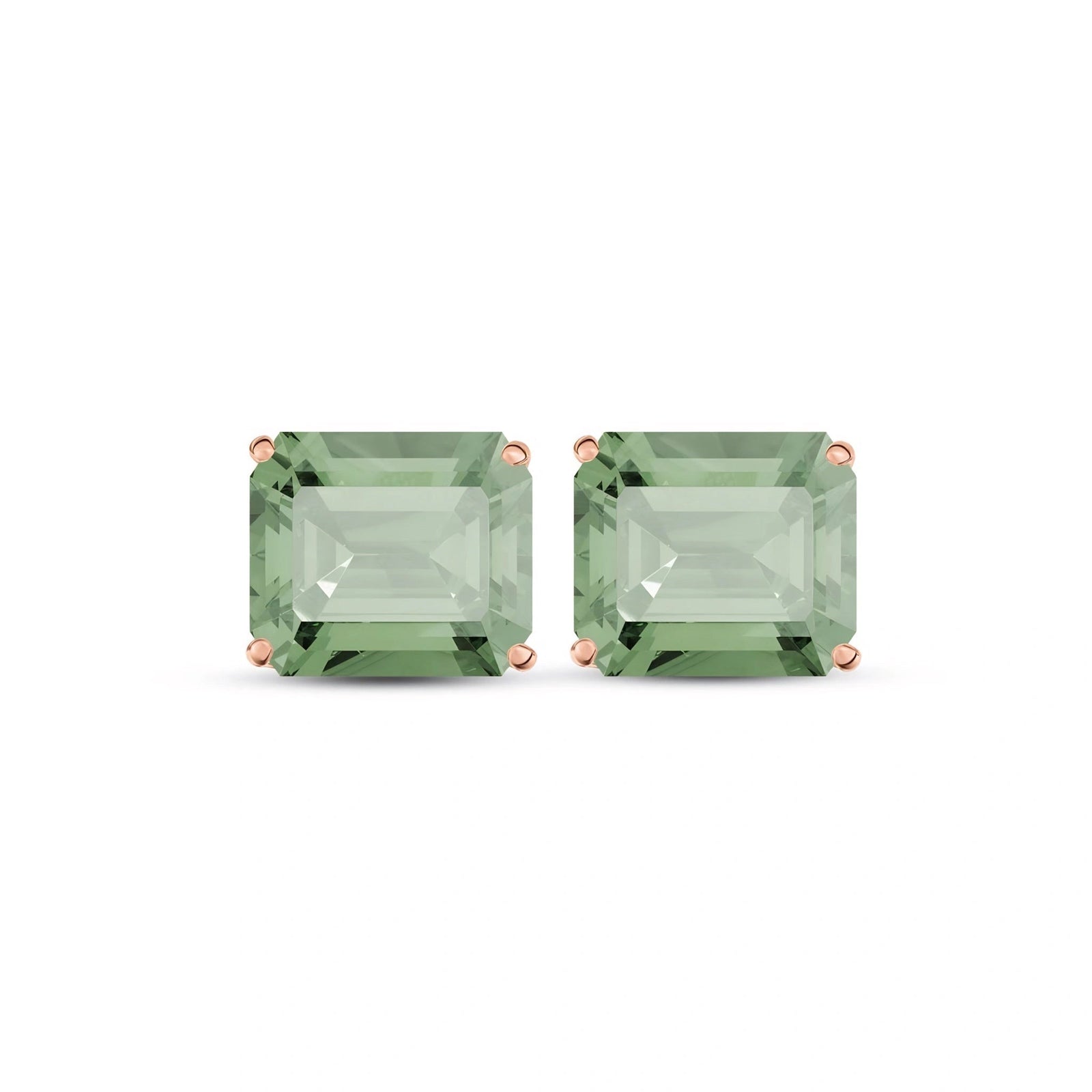 Rose Gold Green Amethyst — Maddalenina