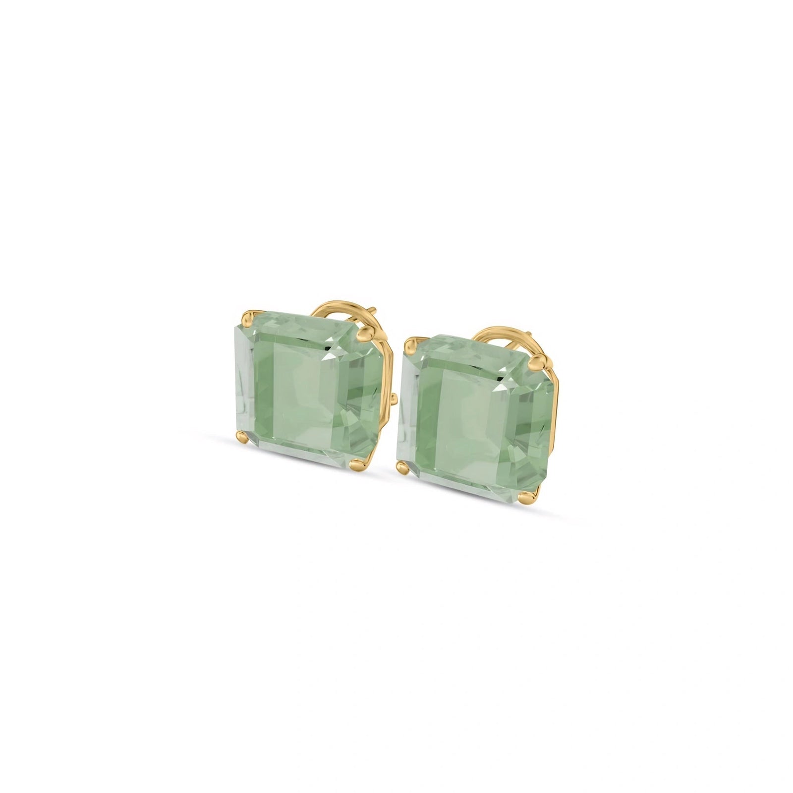 Yellow Gold Green Amethyst — Maddalenina