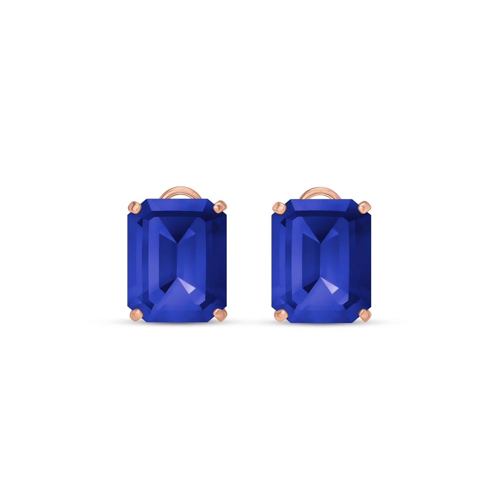 Rose Gold Sapphire & Emerald — Maddalenina