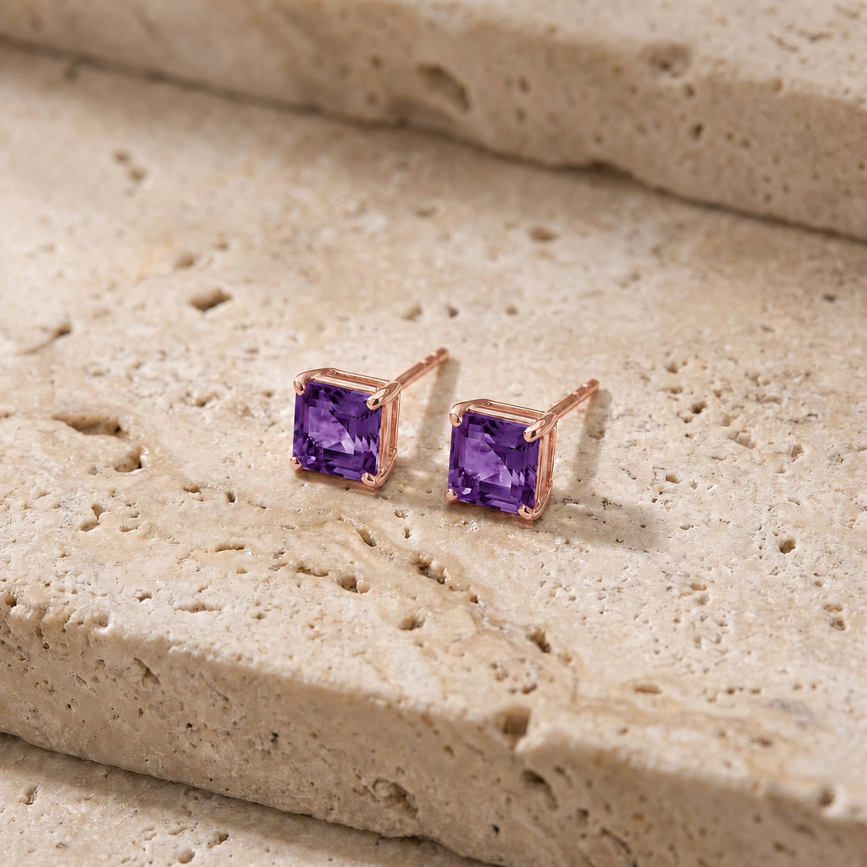Rose Gold Amethyst — Mariaemilia