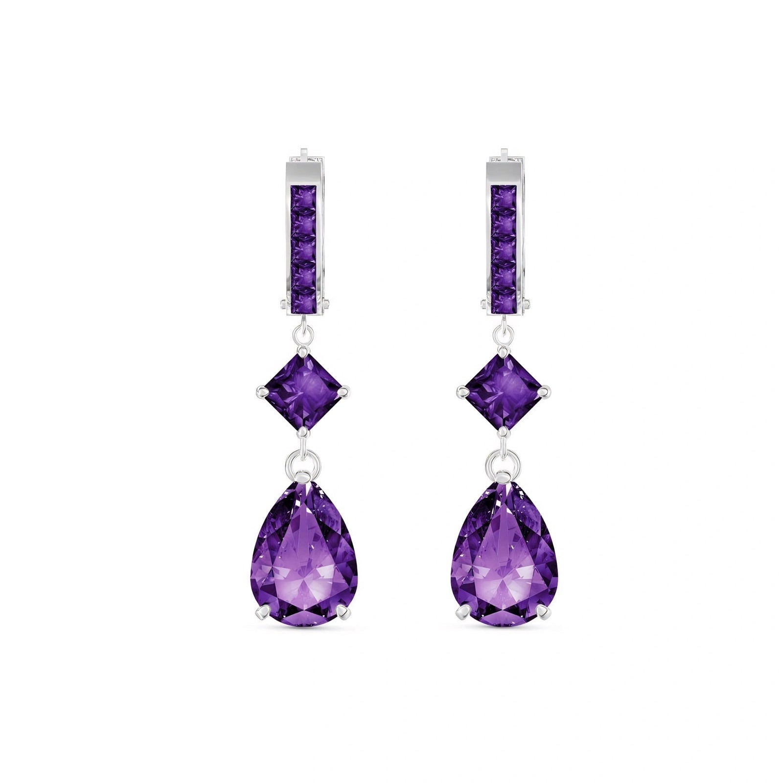 White Gold Amethyst — Mariaemilia