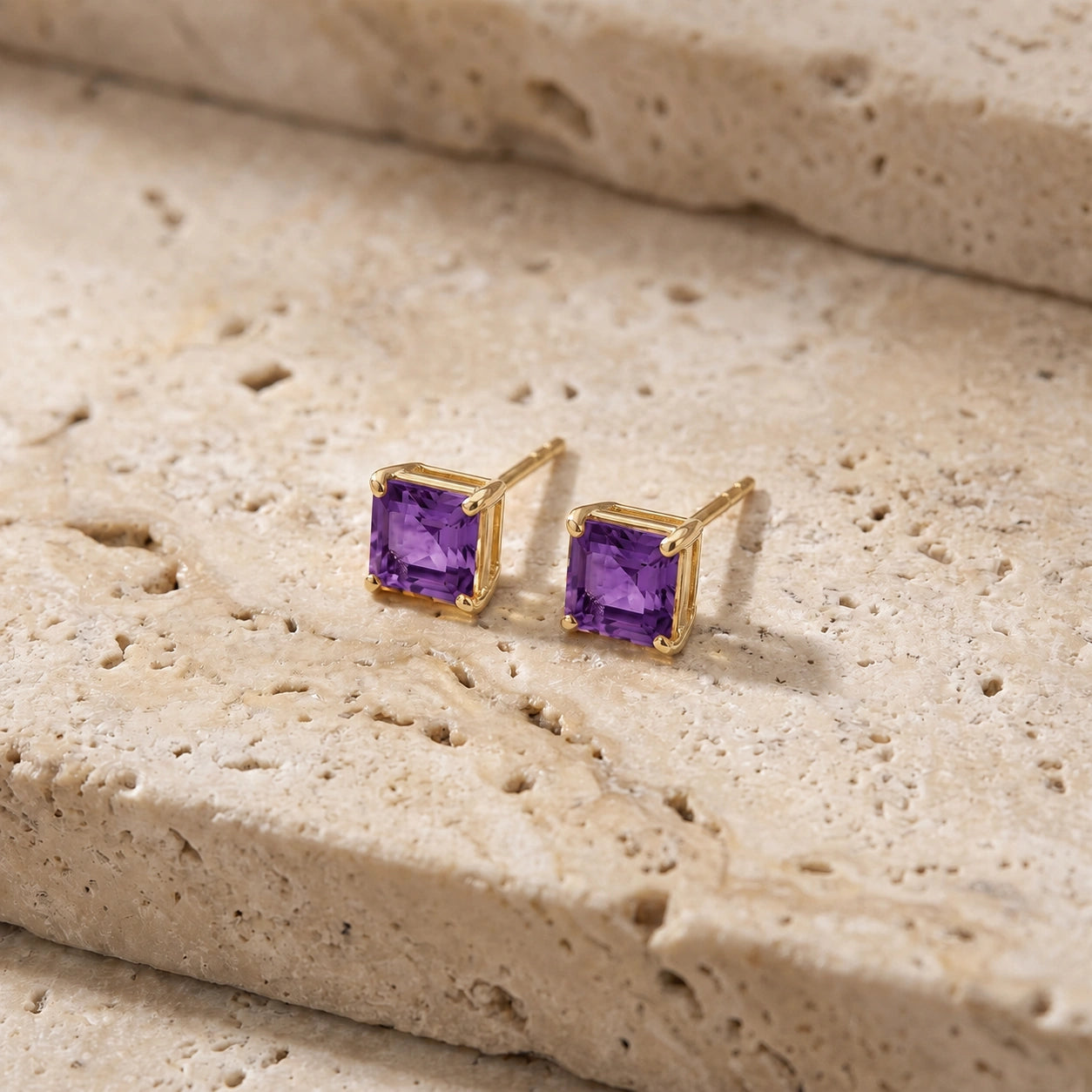 Yellow Gold Amethyst — Mariaemilia