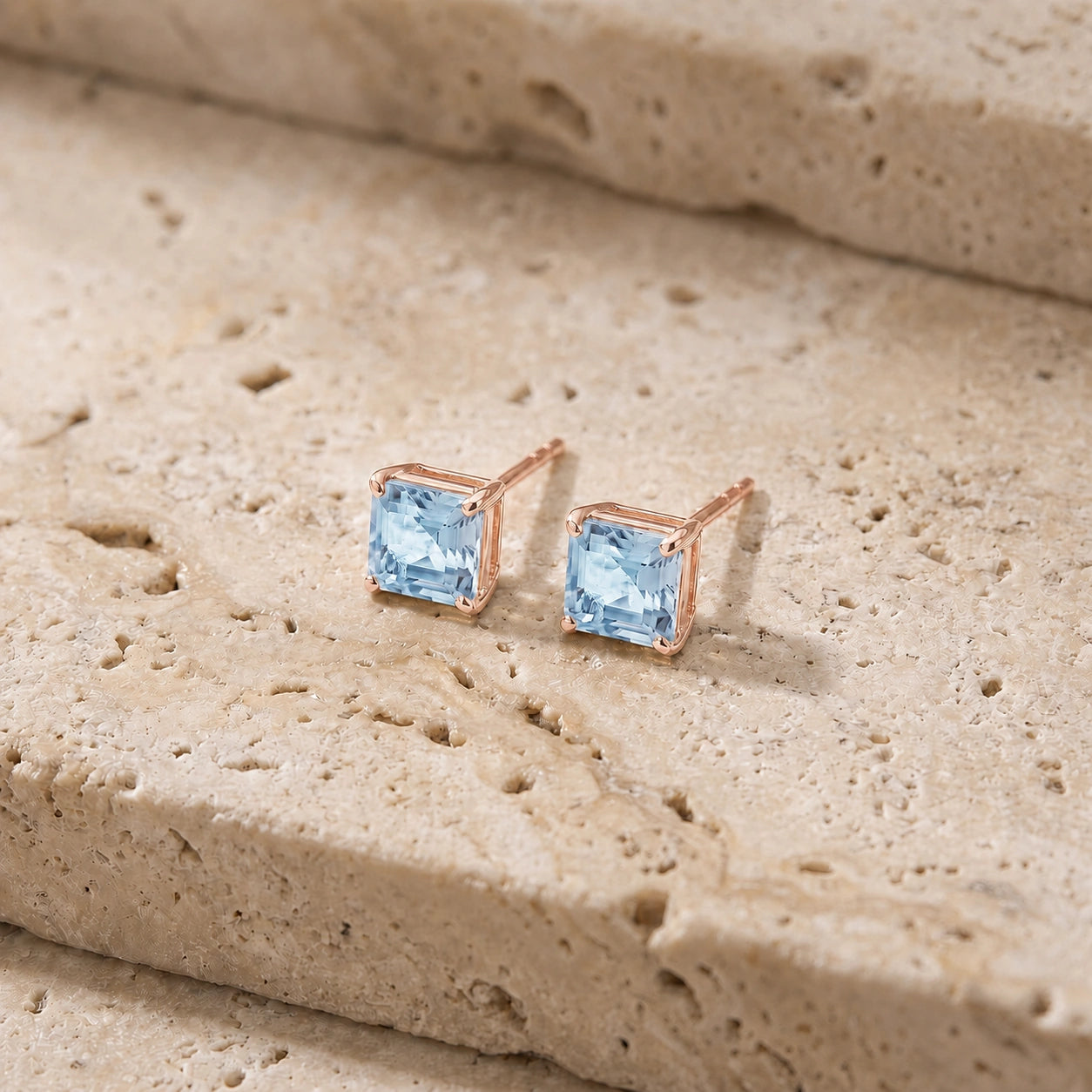 Rose Gold Aquamarine — Mariaemilia