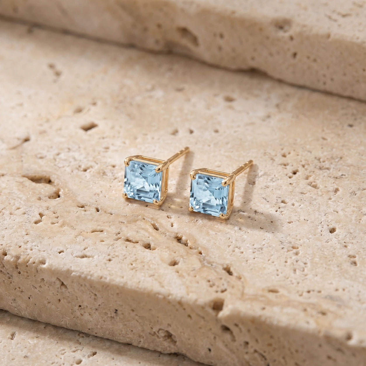 Yellow Gold Aquamarine — Mariaemilia