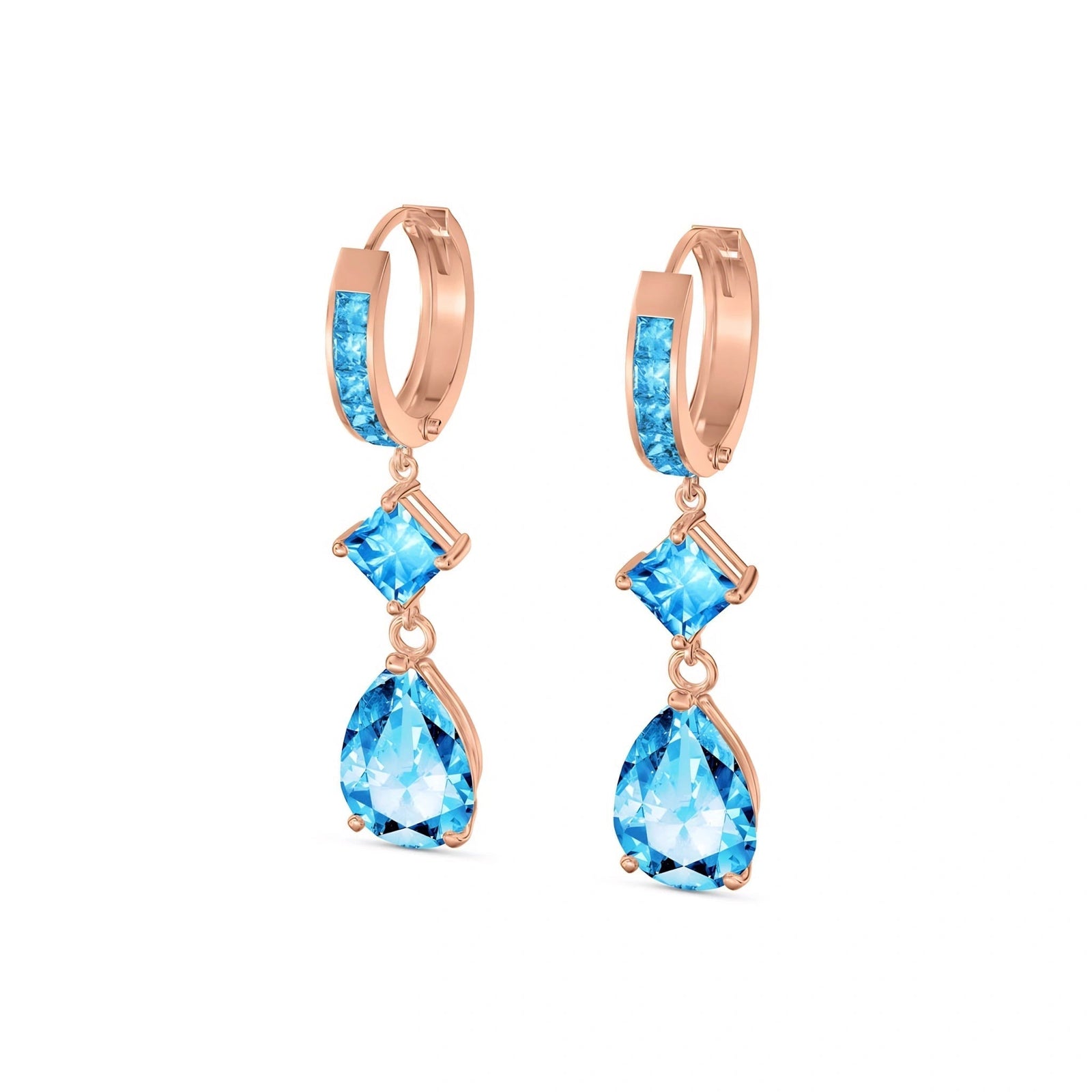 Rose Gold Blue Topaz — Mariaemilia