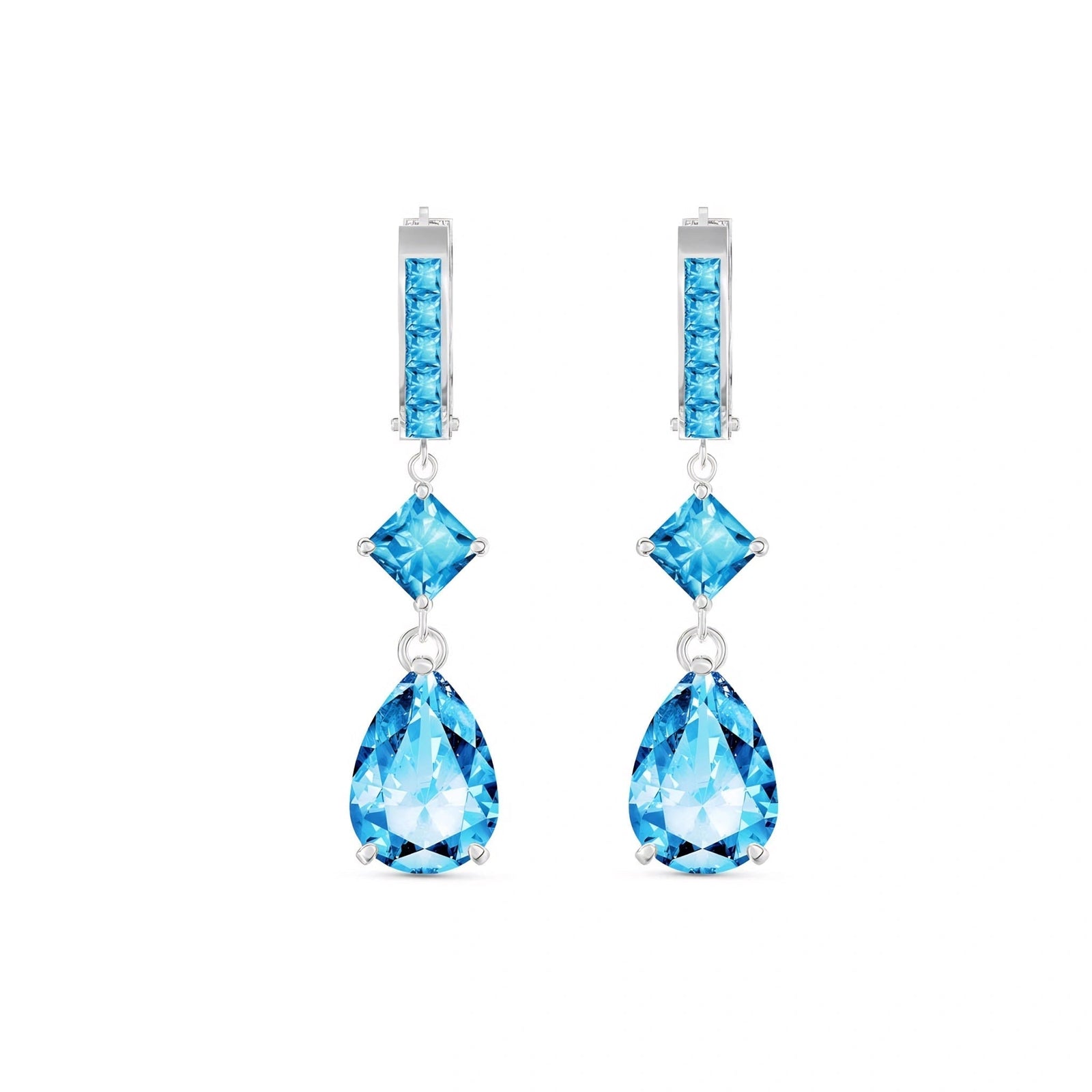 White Gold Blue Topaz — Mariaemilia