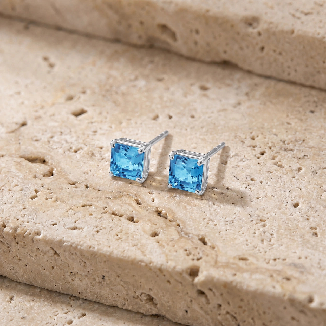 White Gold Blue Topaz — Mariaemilia