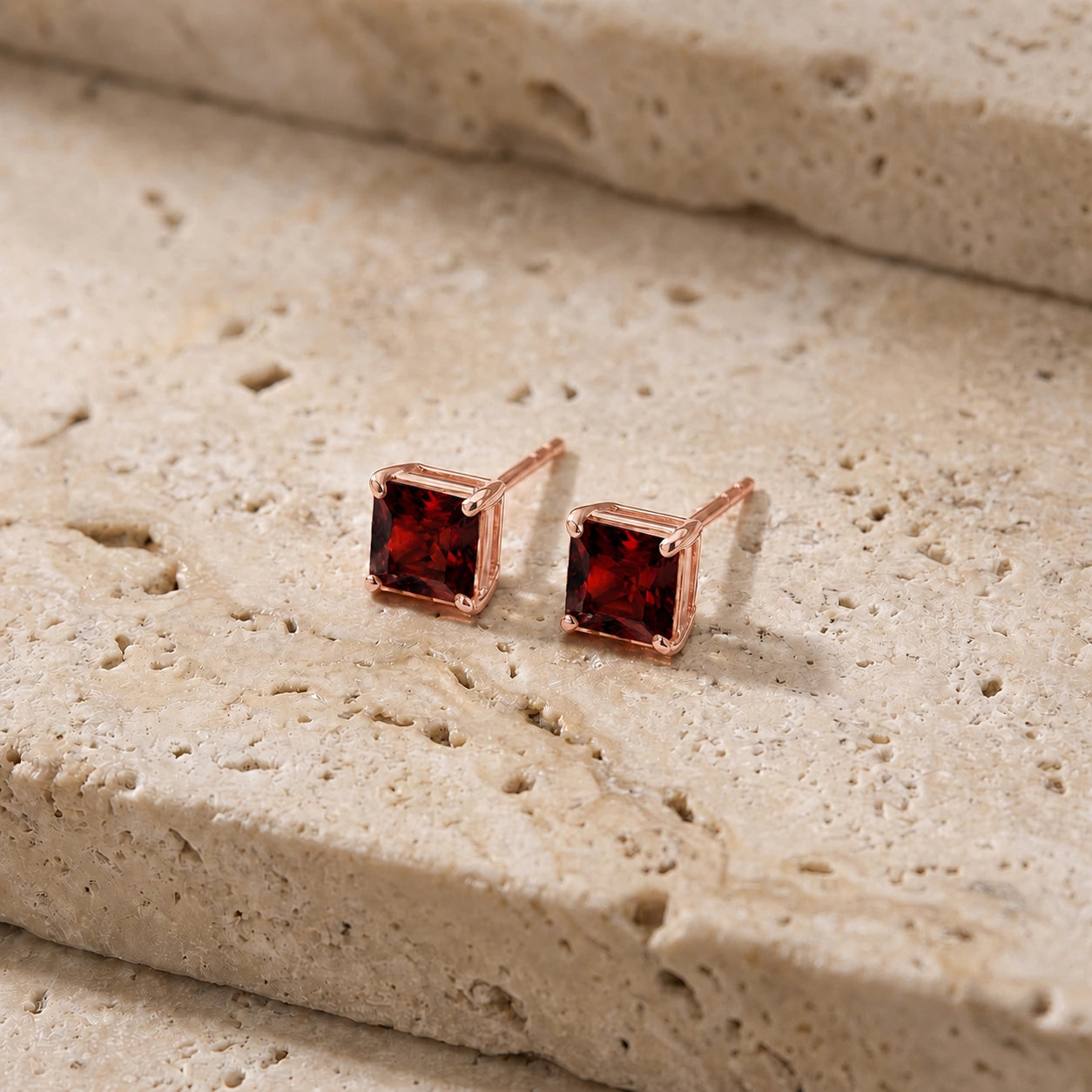 Rose Gold Garnet — Mariaemilia