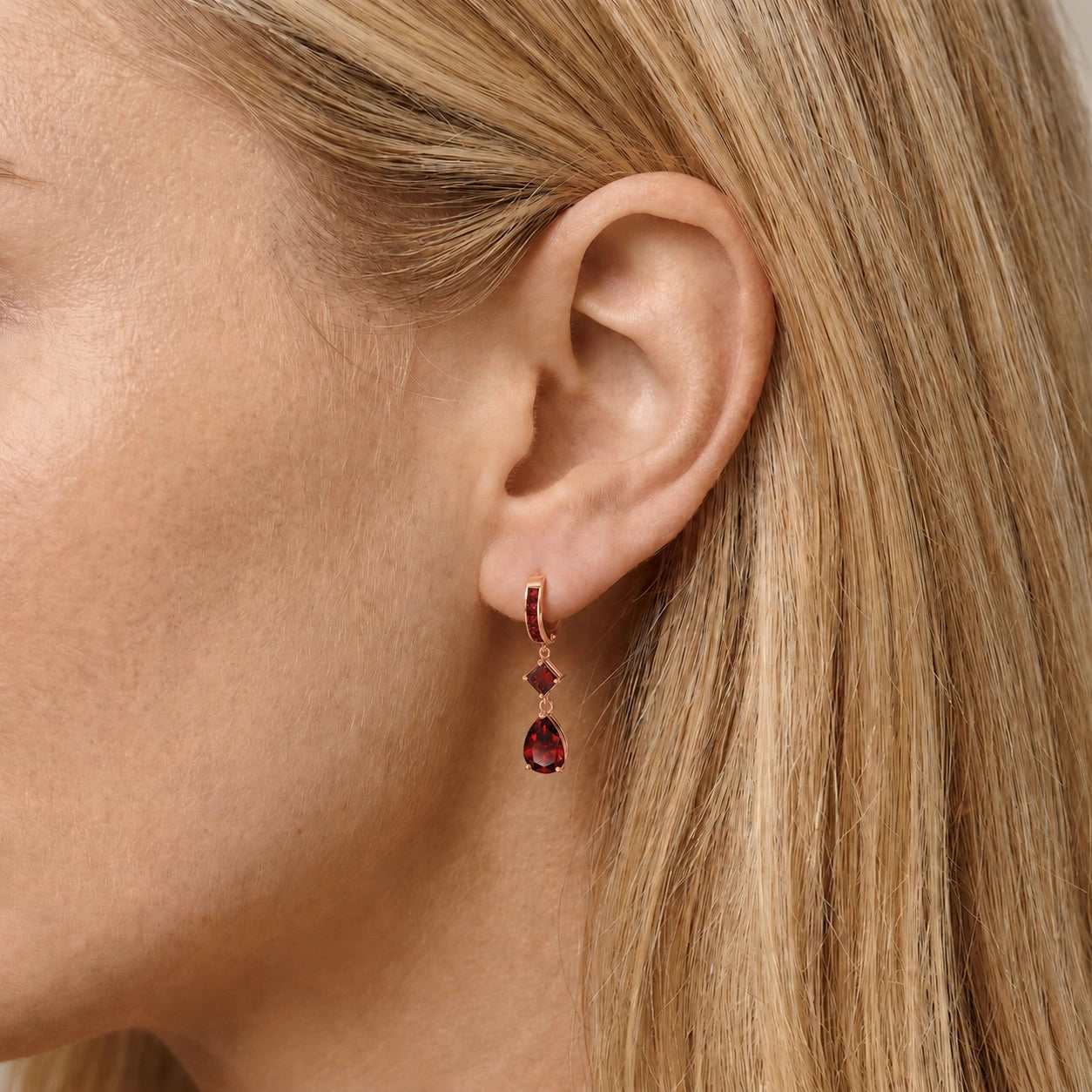Rose Gold Garnet — Mariaemilia