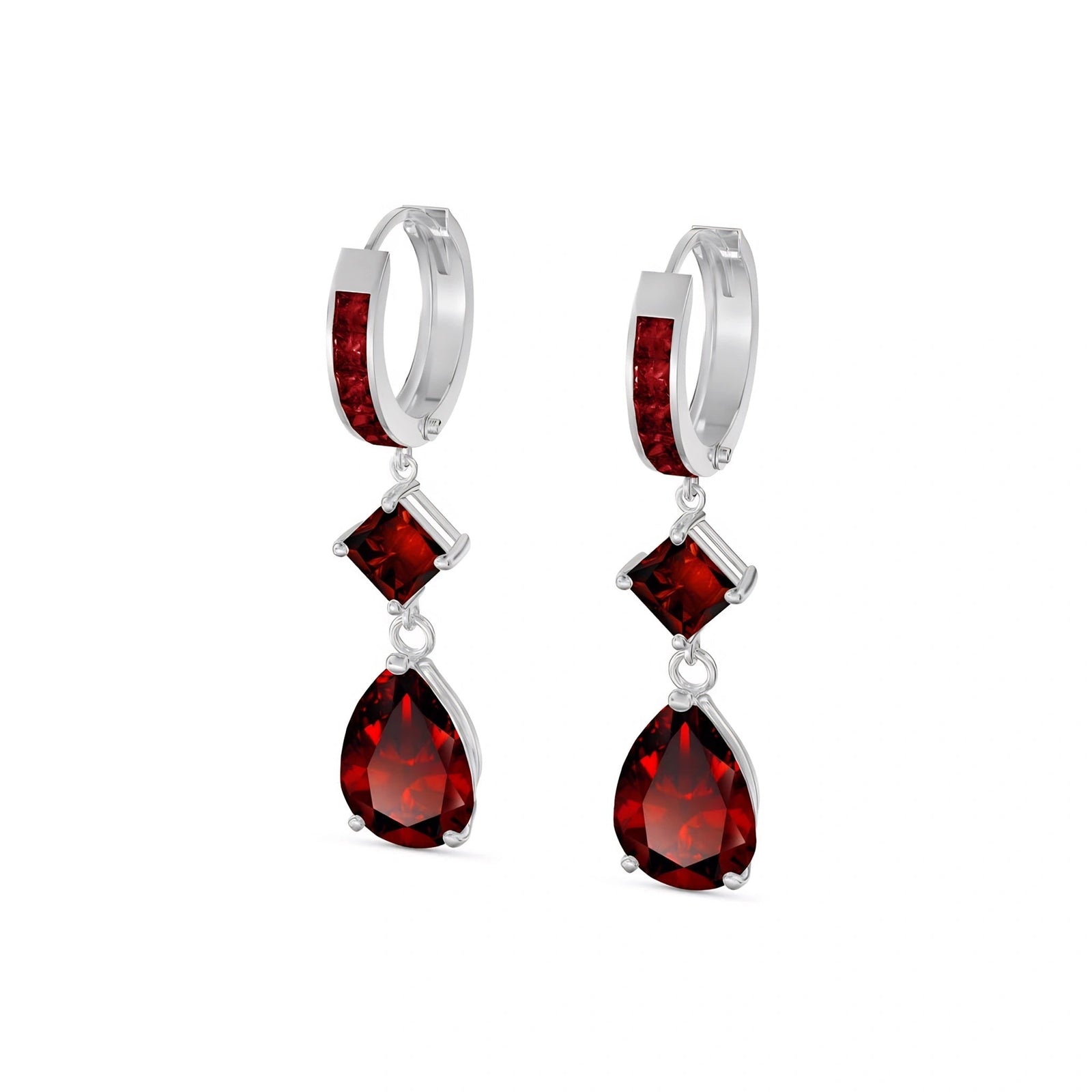 White Gold Garnet — Mariaemilia