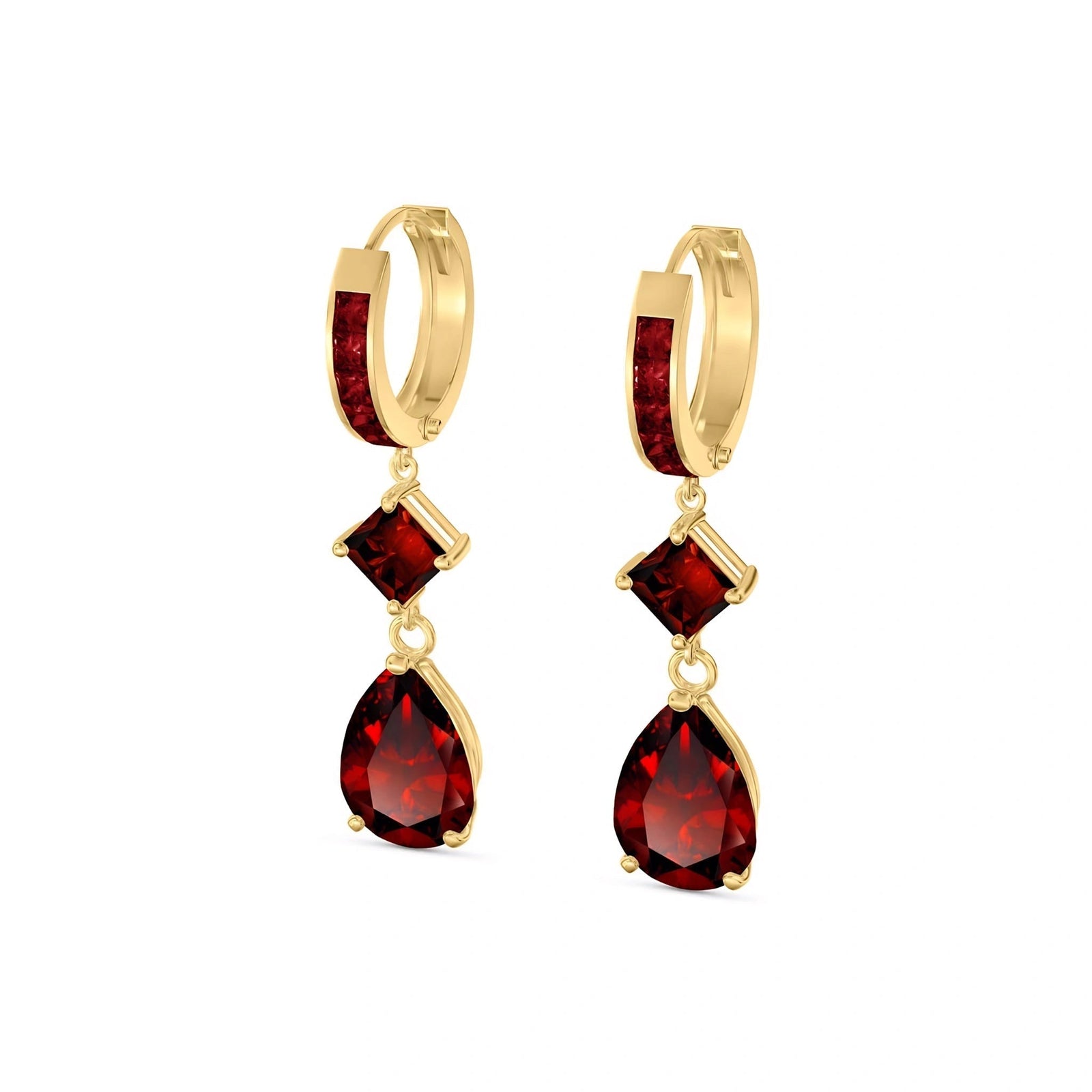 Yellow Gold Garnet — Mariaemilia