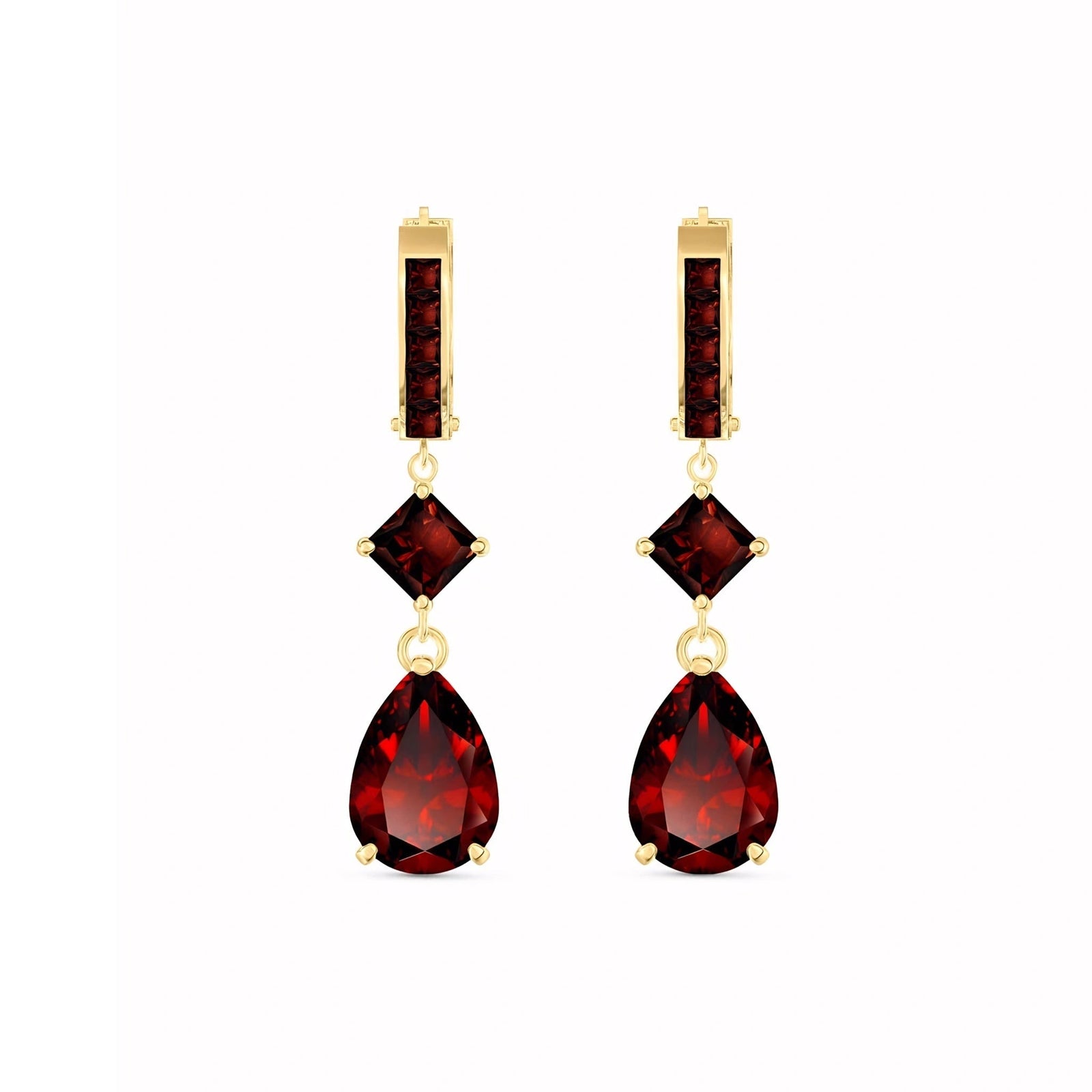 Yellow Gold Garnet — Mariaemilia