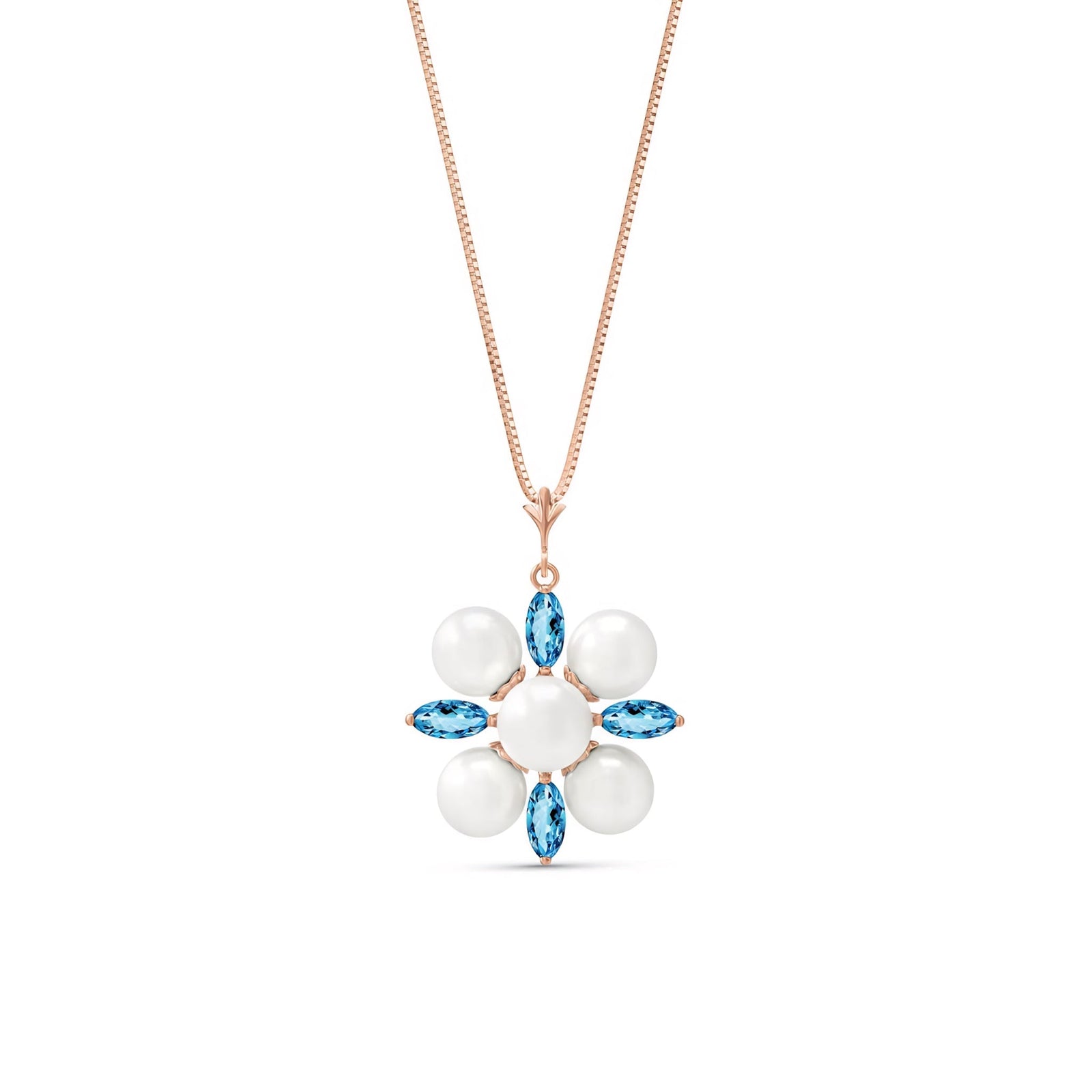 Rose Gold Belle Necklace Peridot 10K — Aurelia