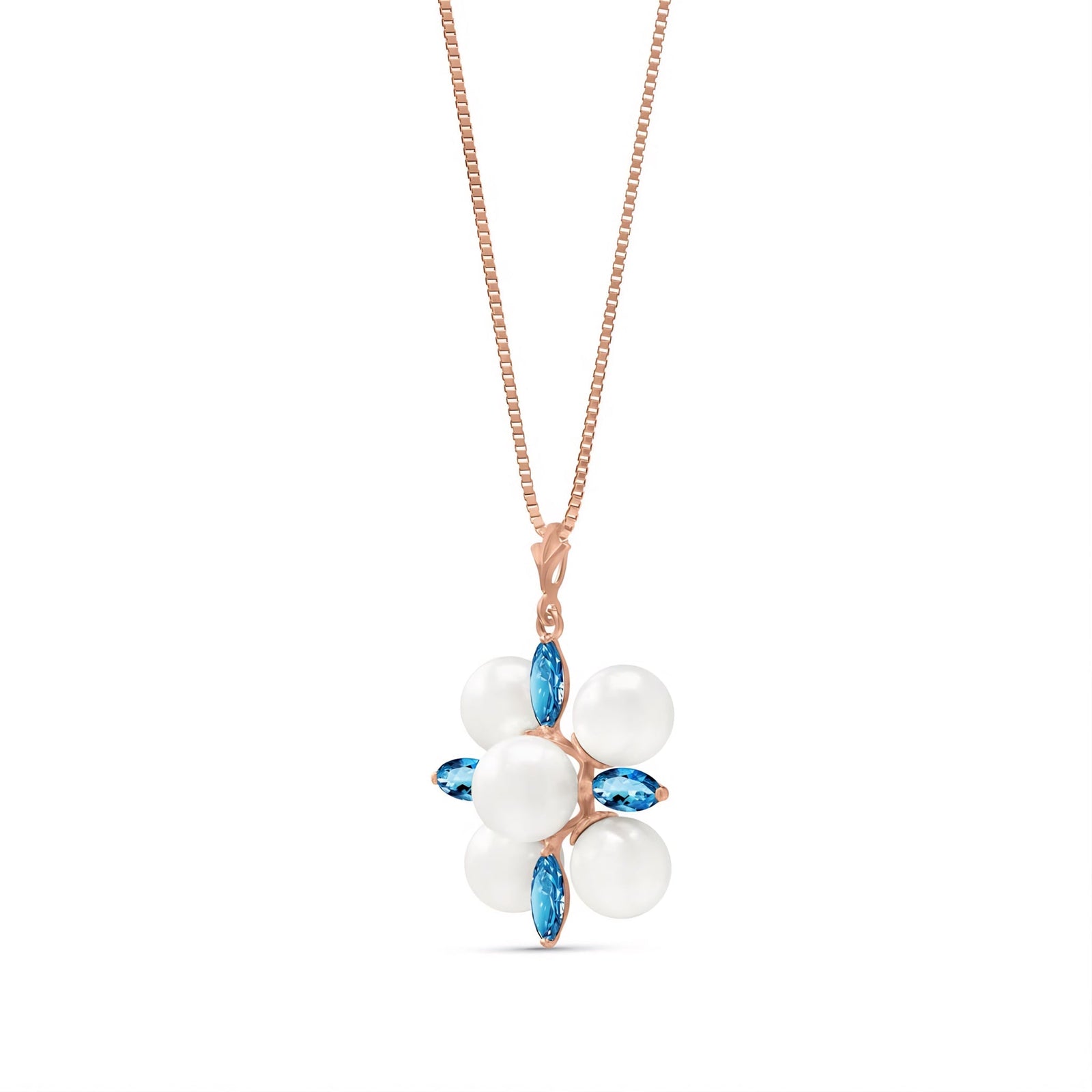 Rose Gold Belle Necklace Peridot 10K — Aurelia