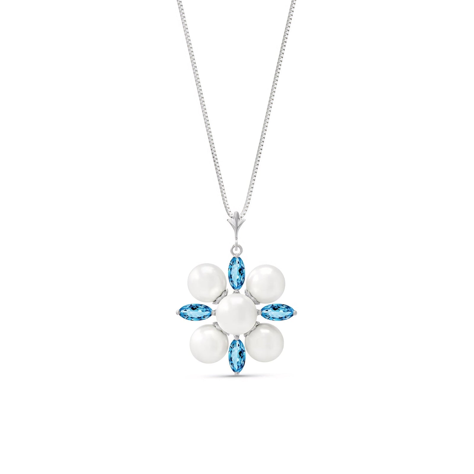 White Gold Belle Necklace Peridot 10K — Aurelia