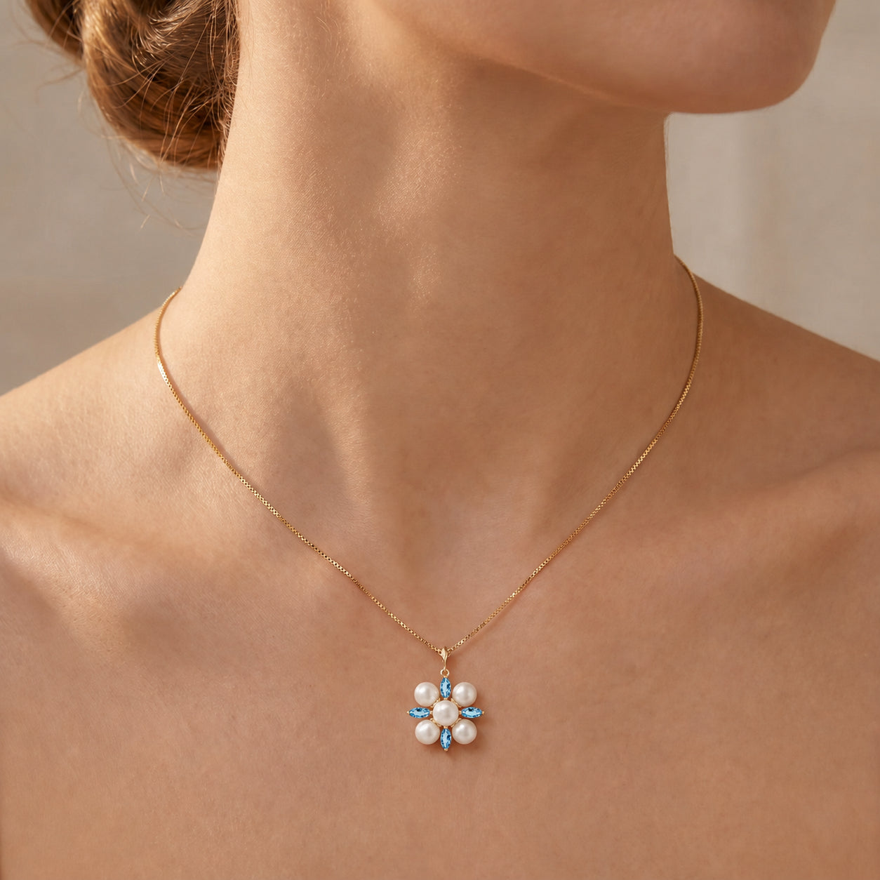 Yellow Gold Belle Necklace Peridot 10K — Aurelia