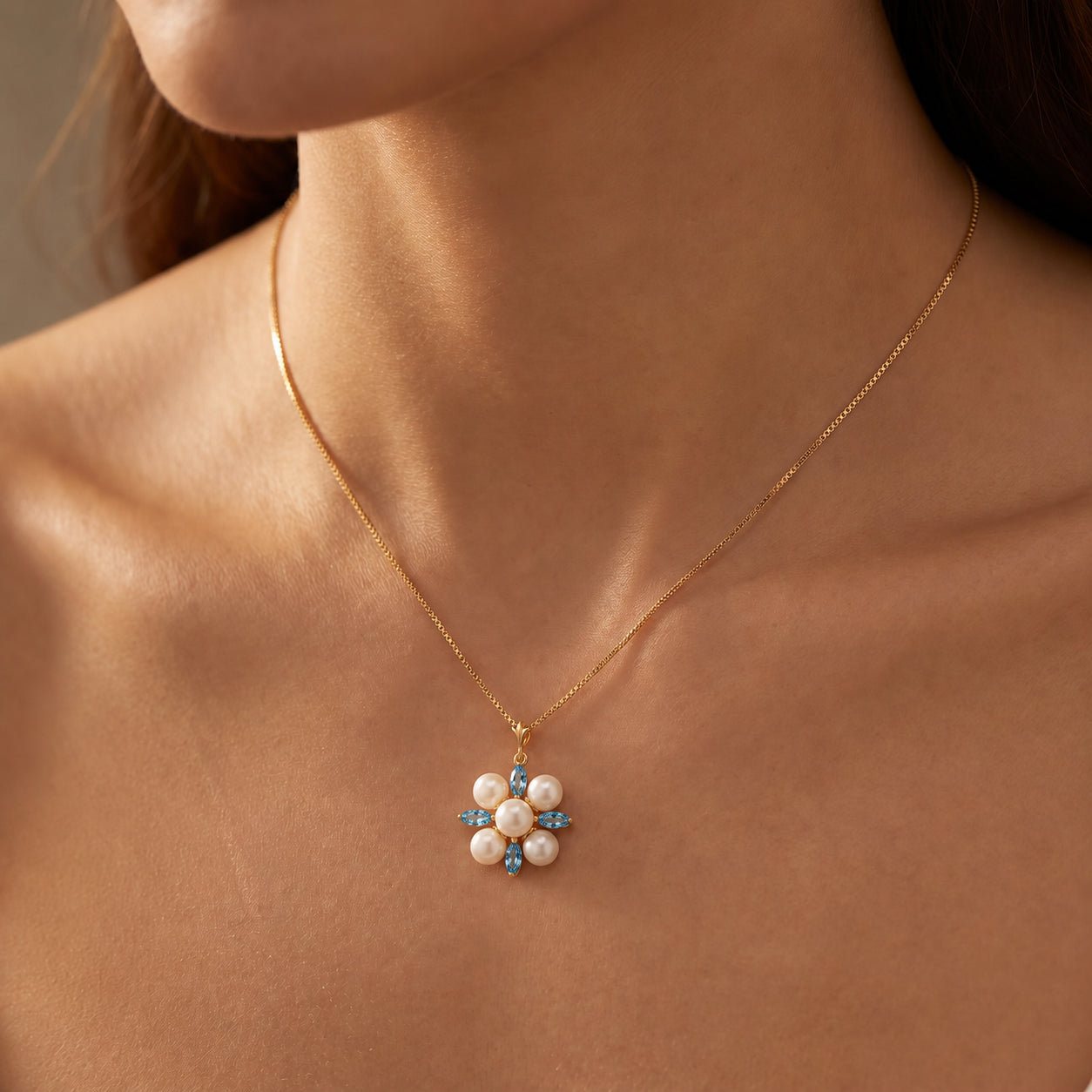 Yellow Gold Belle Necklace Peridot 10K — Aurelia