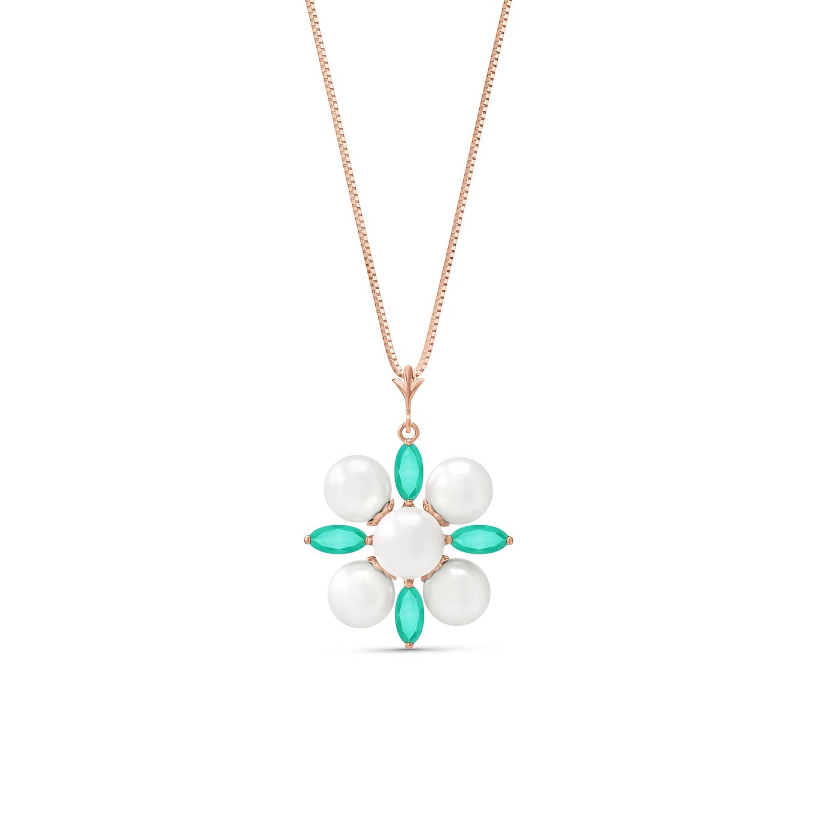 Rose Gold Belle Necklace Amethyst 10K — Aurelia