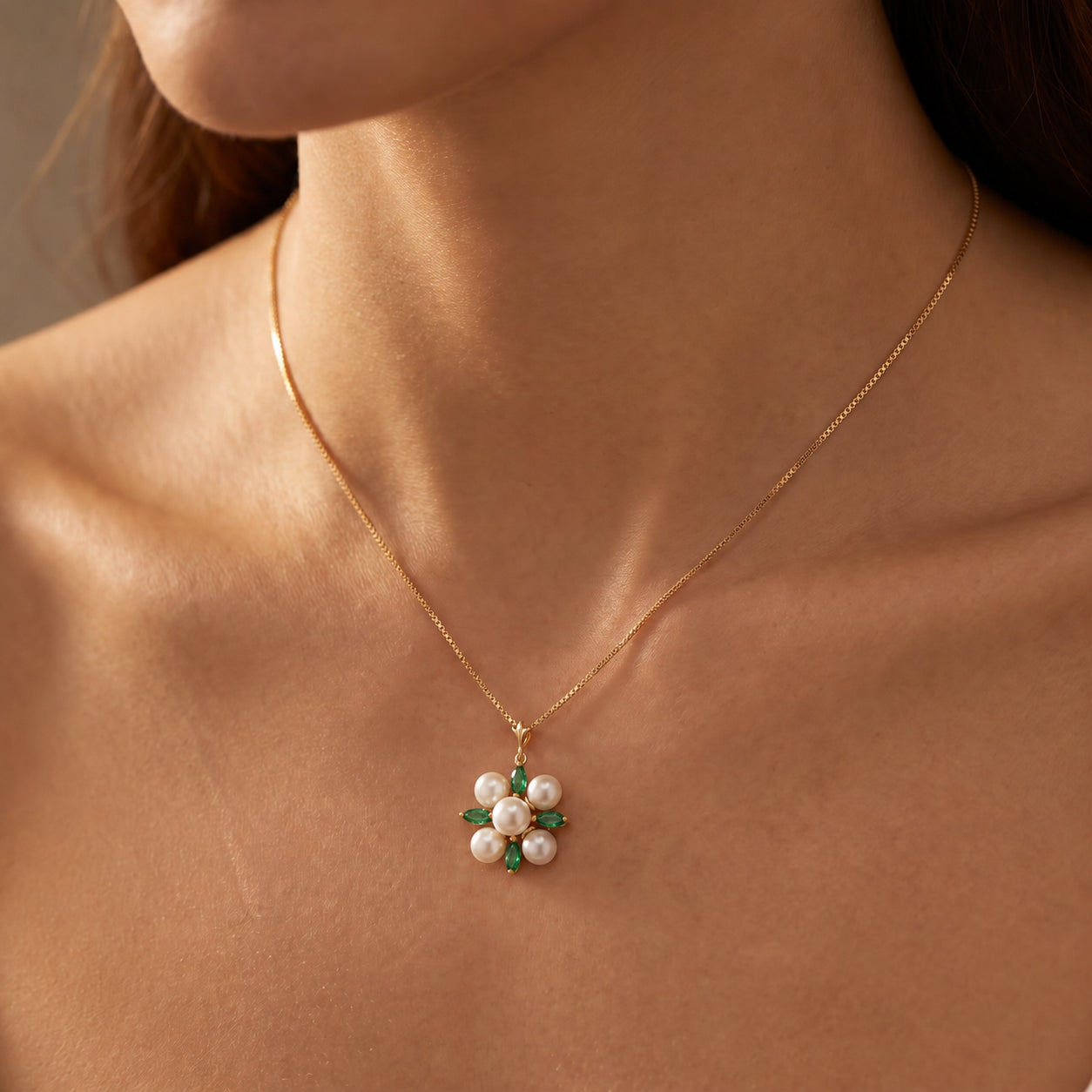 Yellow Gold Belle Necklace Amethyst 10K — Aurelia