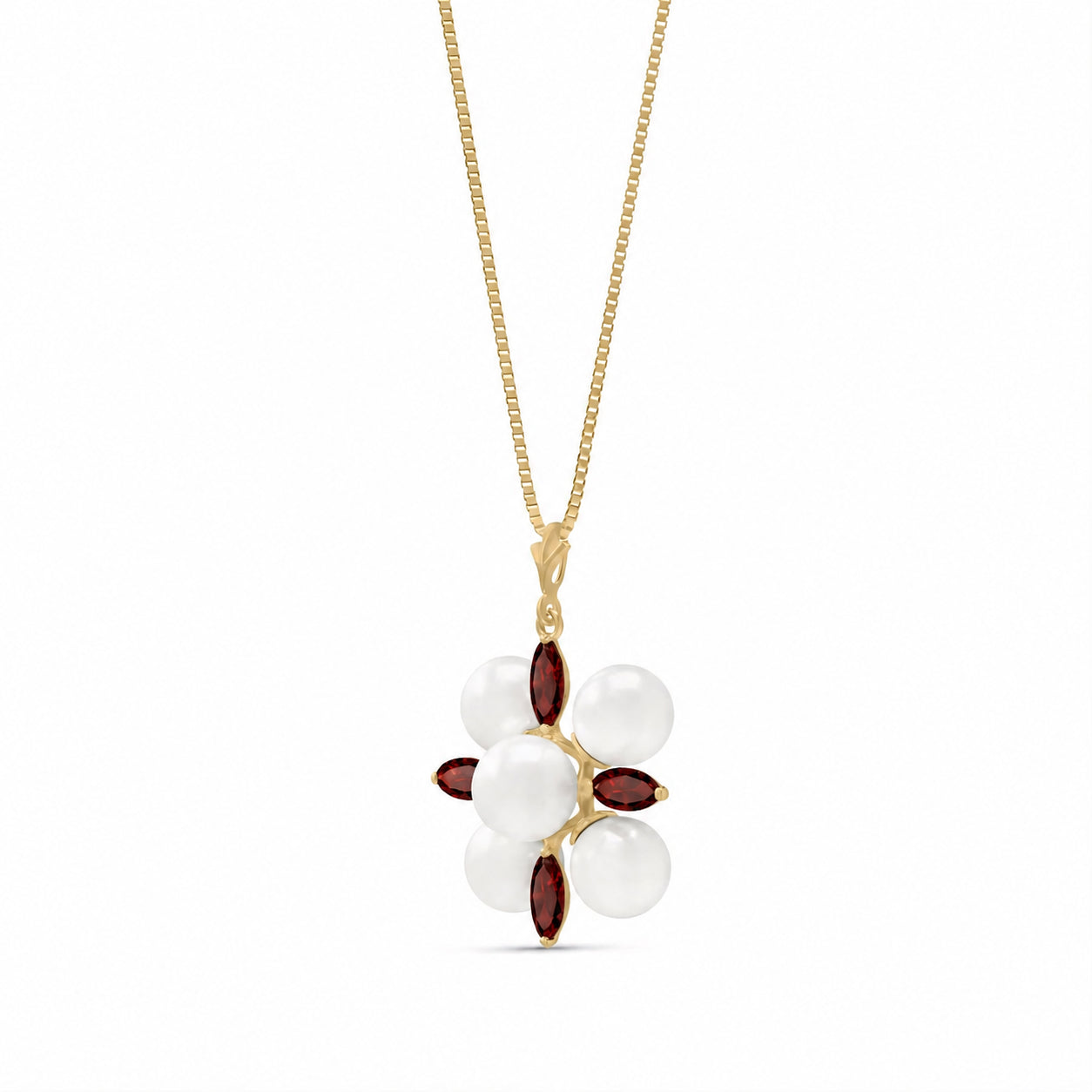 Yellow Gold Belle Necklace Citrine 10K — Aurelia