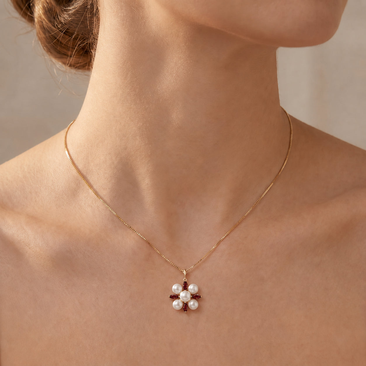 Yellow Gold Belle Necklace Citrine 10K — Aurelia