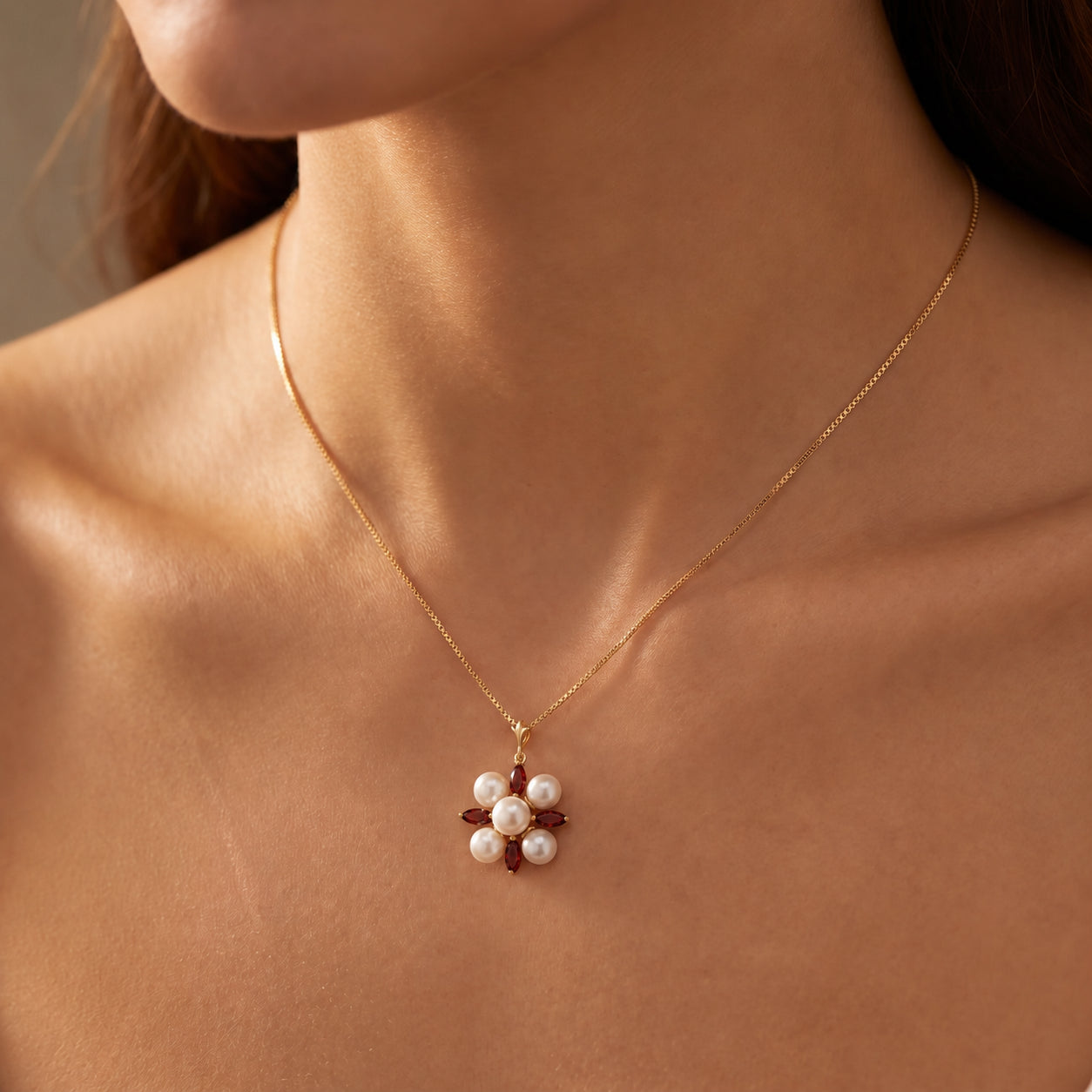 Yellow Gold Belle Necklace Citrine 10K — Aurelia