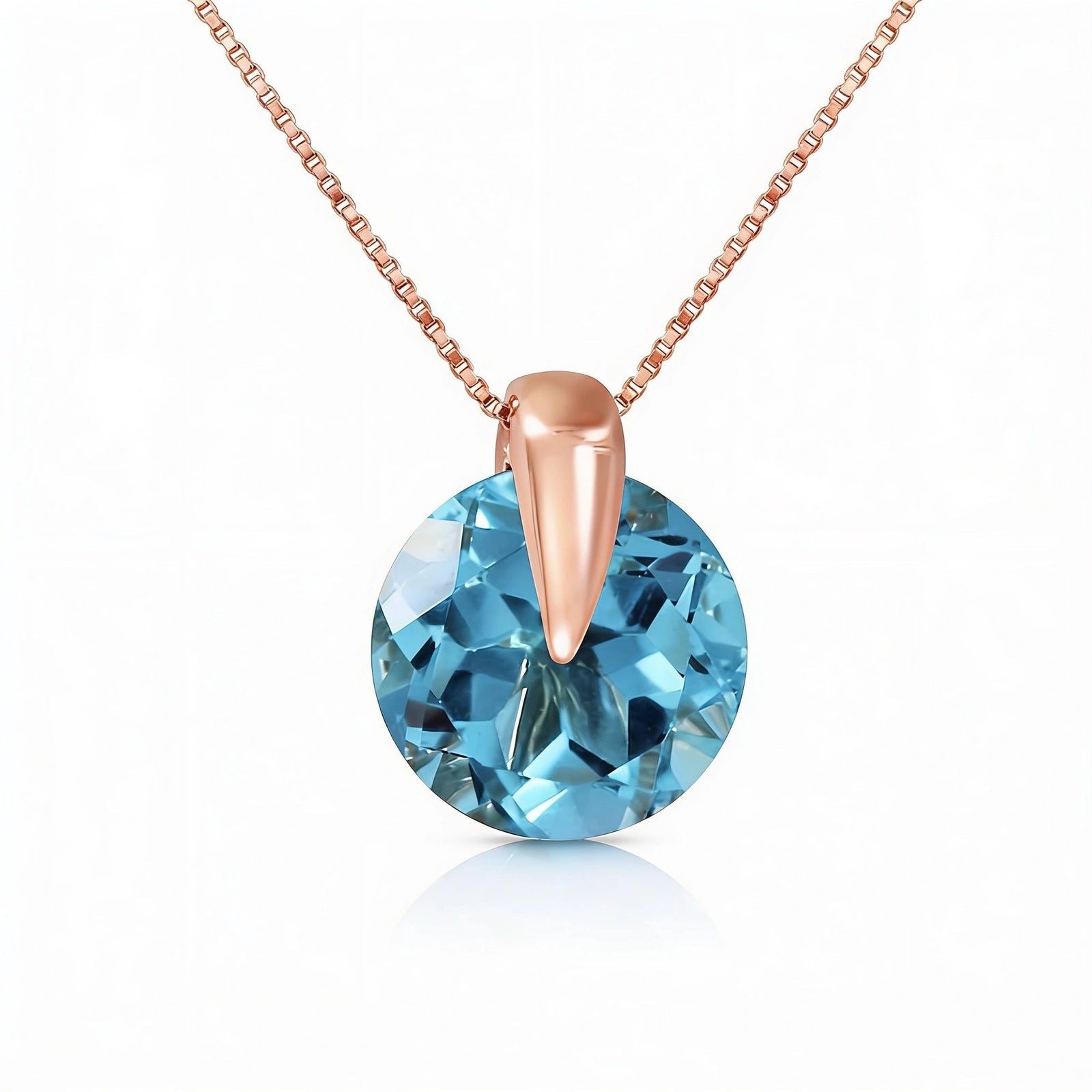 Rose Gold Blue Topaz — Casimira
