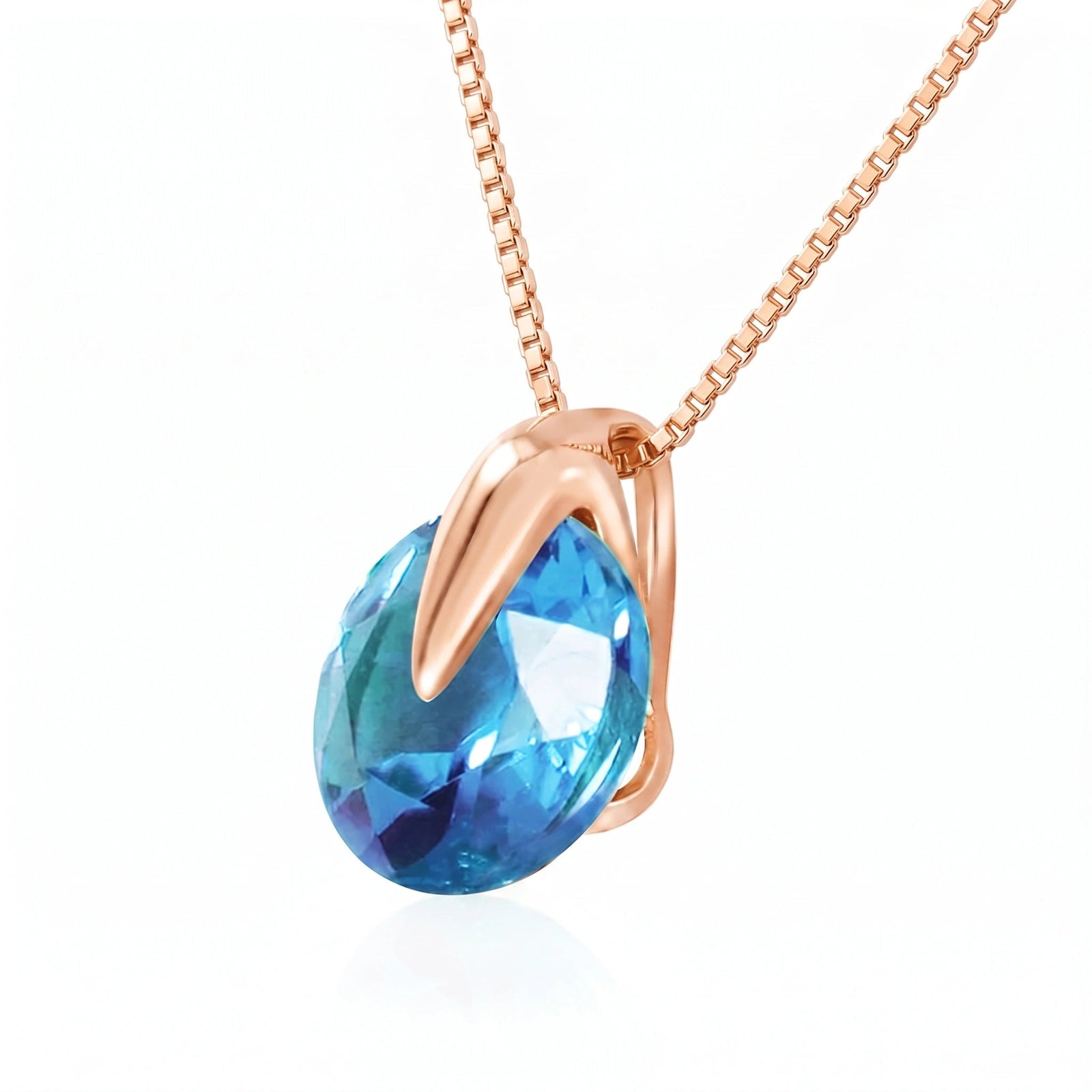 Rose Gold Blue Topaz — Casimira