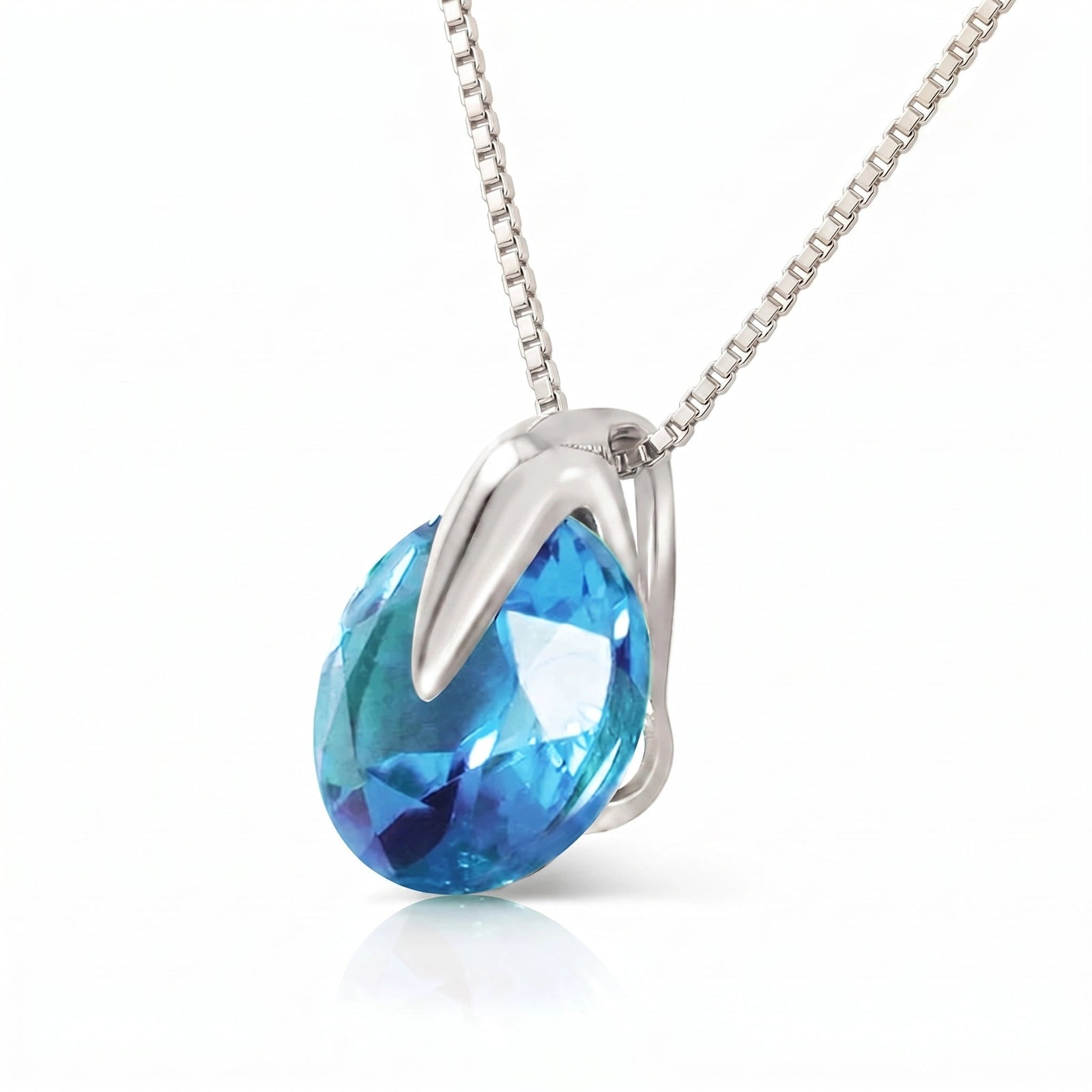 White Gold Blue Topaz — Casimira