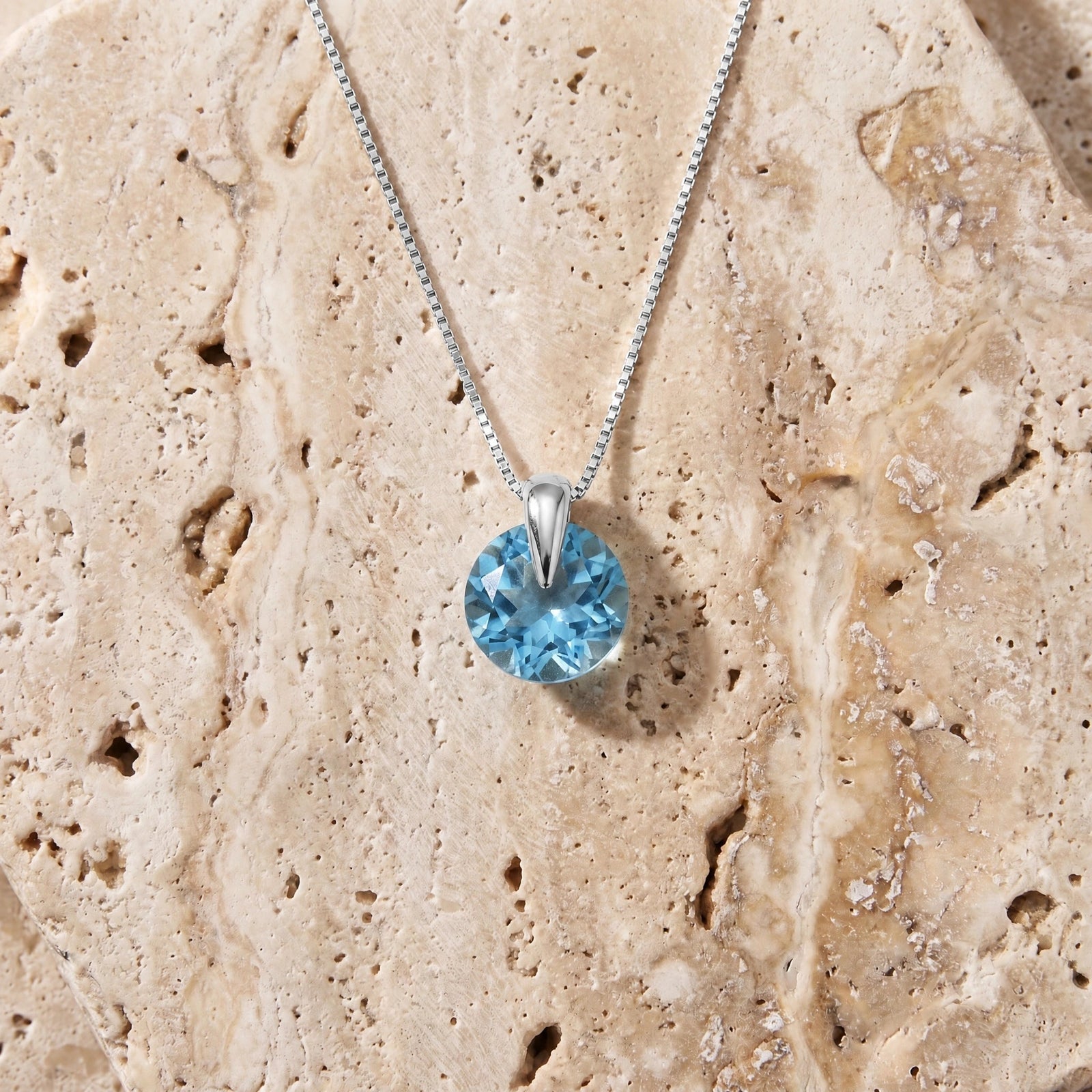 White Gold Blue Topaz — Casimira