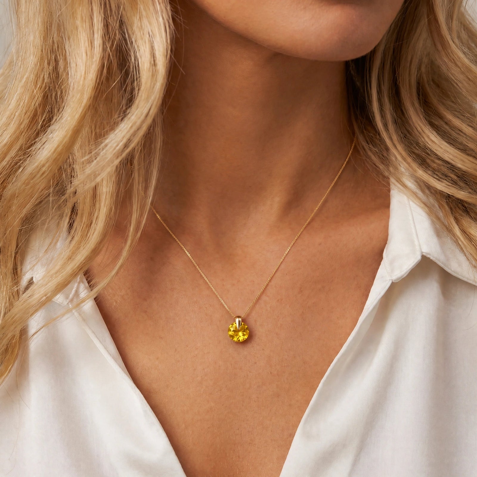 Yellow Gold Citrine — Casimira